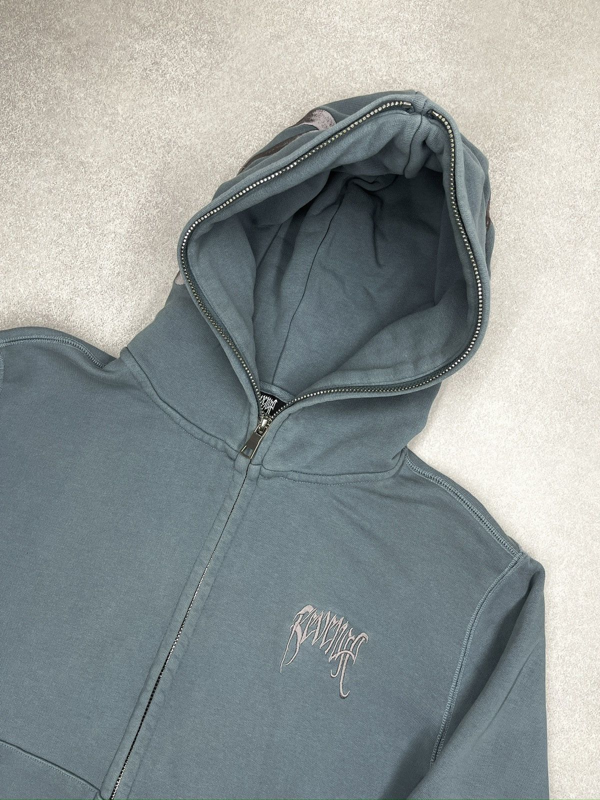 Drake × Revenge Revenge Full Zip Hoodie Embroidered Arch Logo Made in USA Size US XL / EU 56 / 4 - 7 Thumbnail