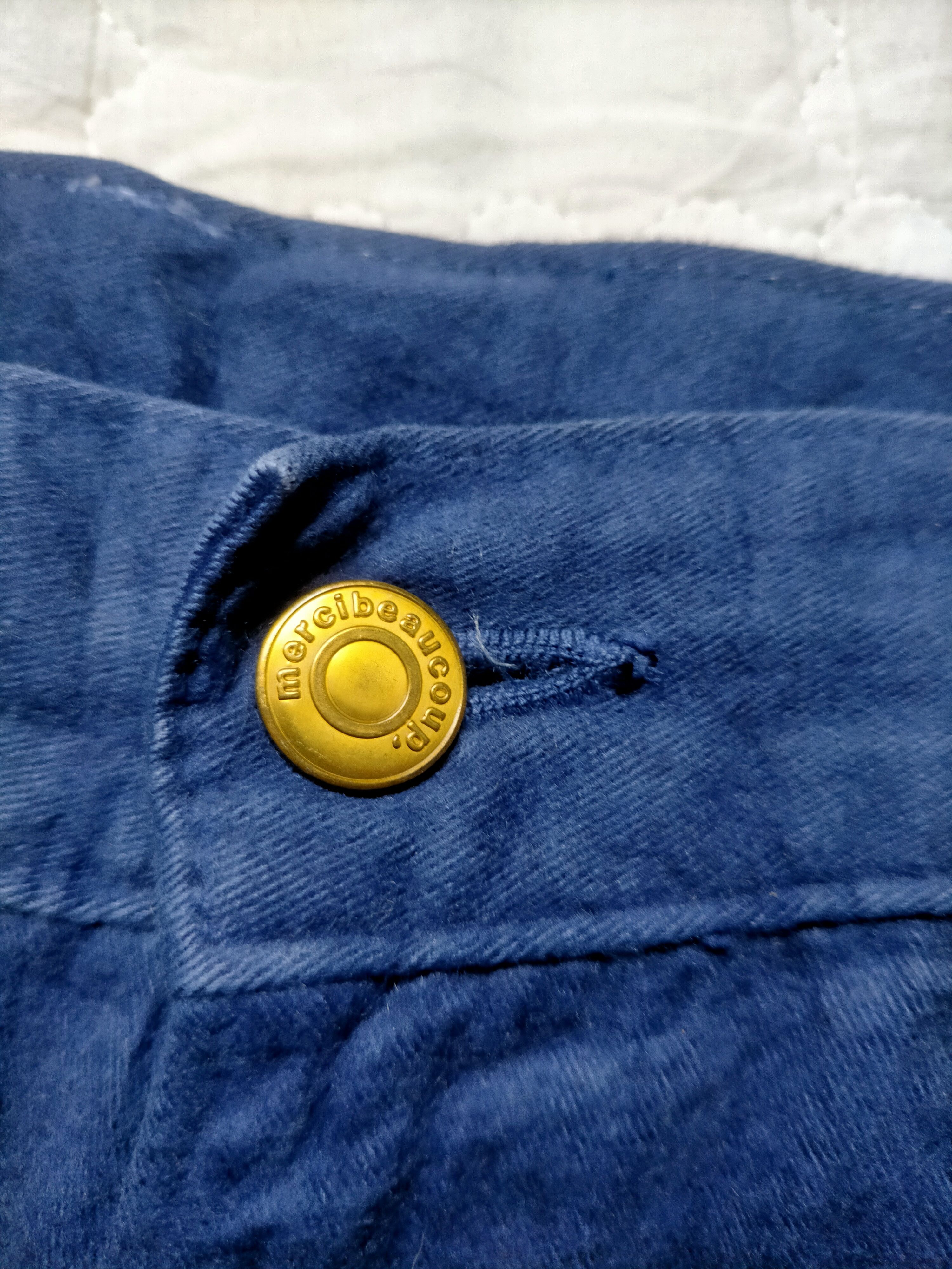 Issey Miyake Mercibeaucop Drop Cropth Suede Cotton Parachute Pants Size US 30 / EU 46 - 19 Thumbnail