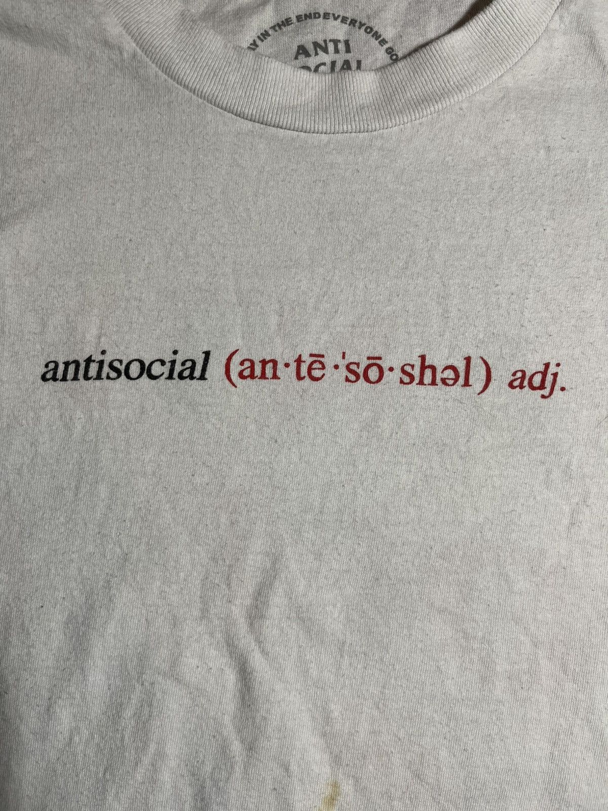 Anti Social Social Club ASSC Red Black Spellout XL Shirt Size US XL / EU 56 / 4 - 3 Thumbnail