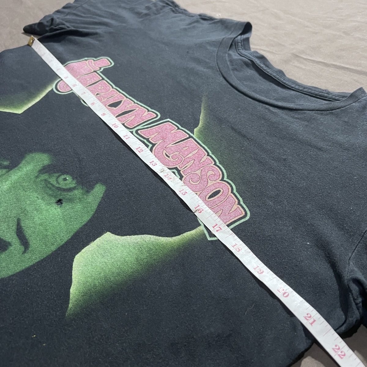 Band Tees 2015 Marilyn Manson Smells Like Children Promo Tee L Faded Size US L / EU 52-54 / 3 - 9 Thumbnail