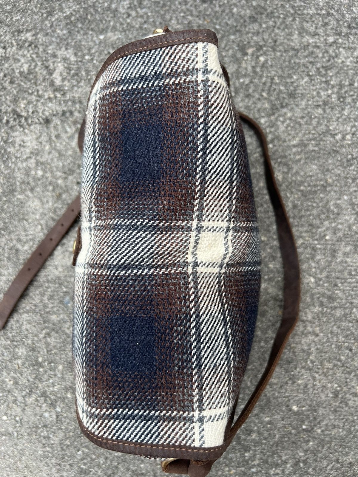 A.P.C. Vintage 2000s A.P.C. Shadow Plaid Sling Bag Size ONE SIZE - 9 Thumbnail