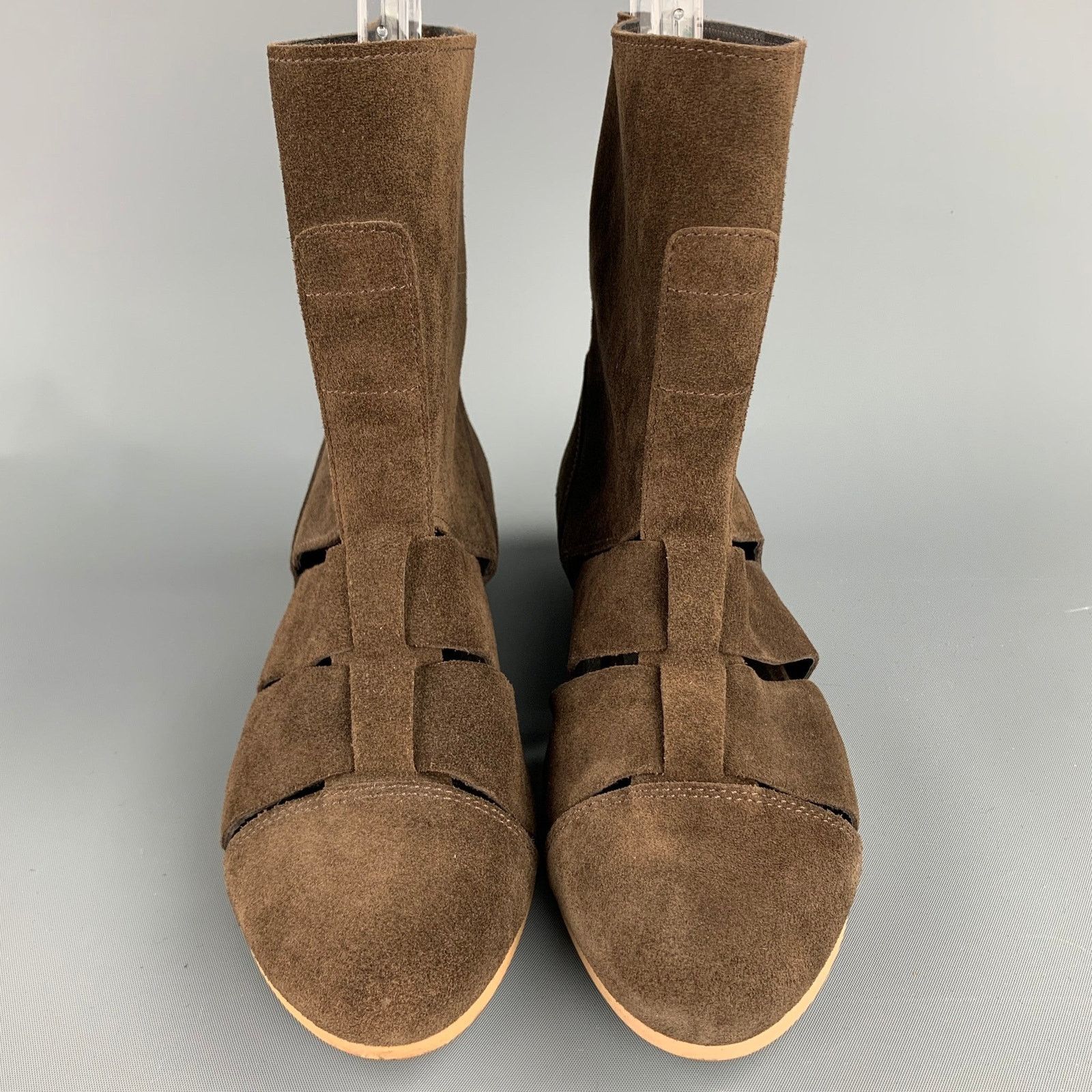 Other MADRAS Size 7 Brown Cut Out Suede Desert Ankle Boots Size US 7 / IT 37 - 4 Thumbnail