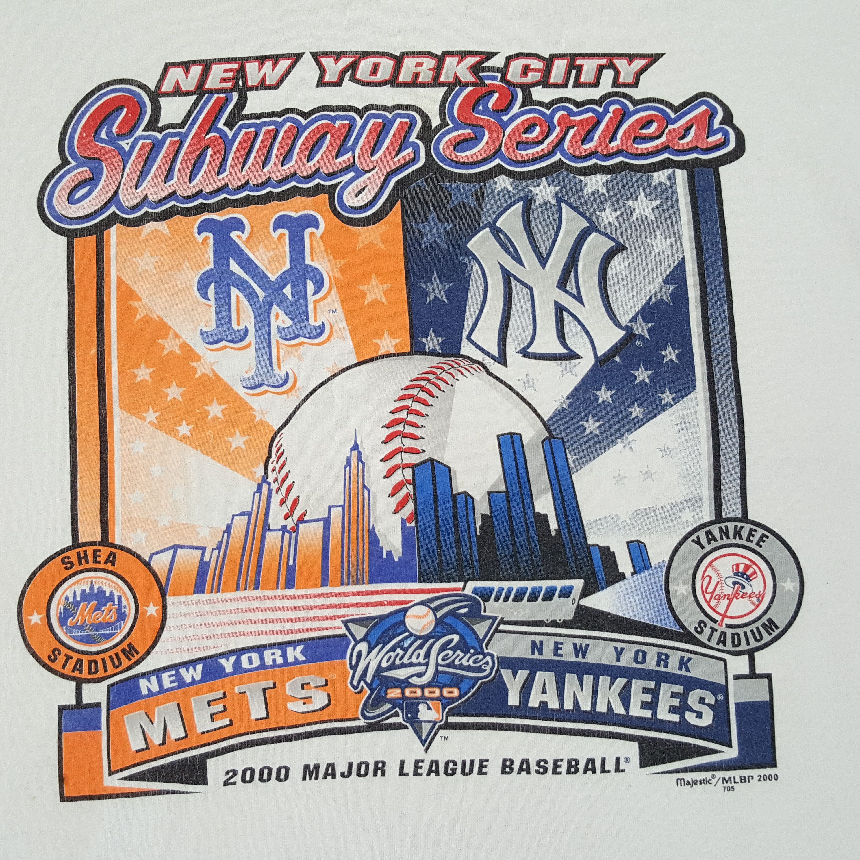 MLB × New York Yankees × Vintage Majestic MLB American Sport Baseball Team Vintage Tshirt Size US XL / EU 56 / 4 - 2 Thumbnail