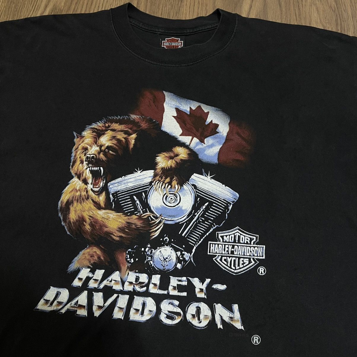Harley Davidson × Vintage Vintage Harley Davidson 1999 Canada tee Size US XL / EU 56 / 4 - 2 Thumbnail