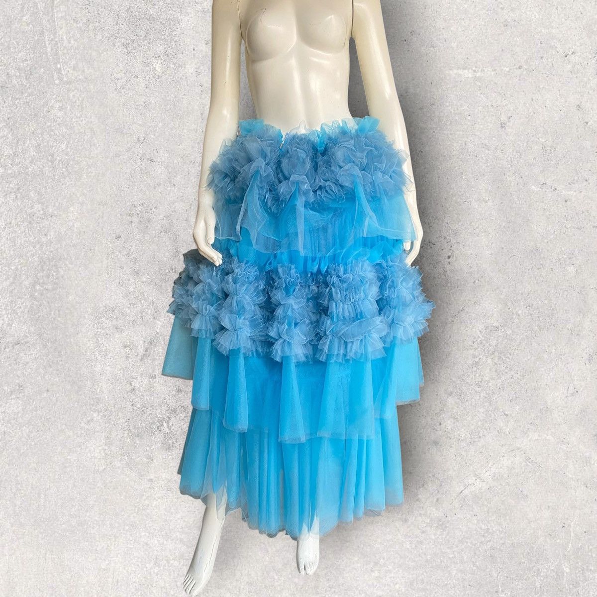 Noir Kei Ninomiya AW21 Ruffle Skirt Size 27" / US 4 / IT 40 - 1 Thumbnail
