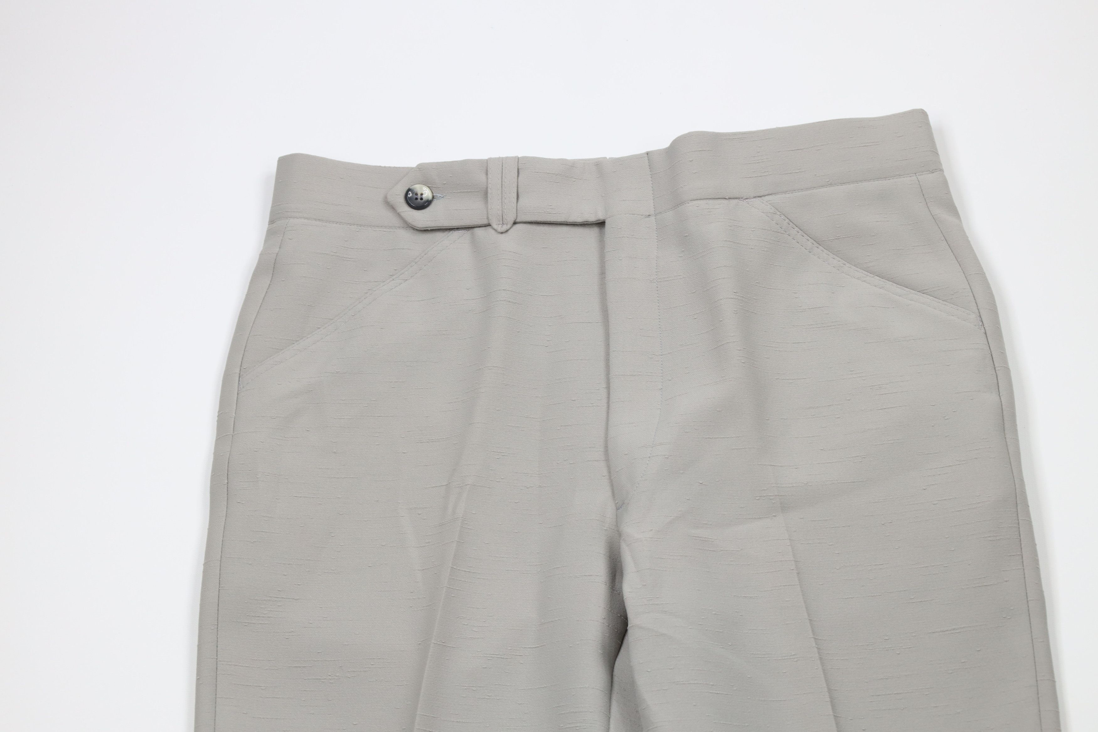 Vintage Vintage 60s 70s Streetwear Bell Bottoms Chino Pants Gray Size US 34 / EU 50 - 2 Thumbnail