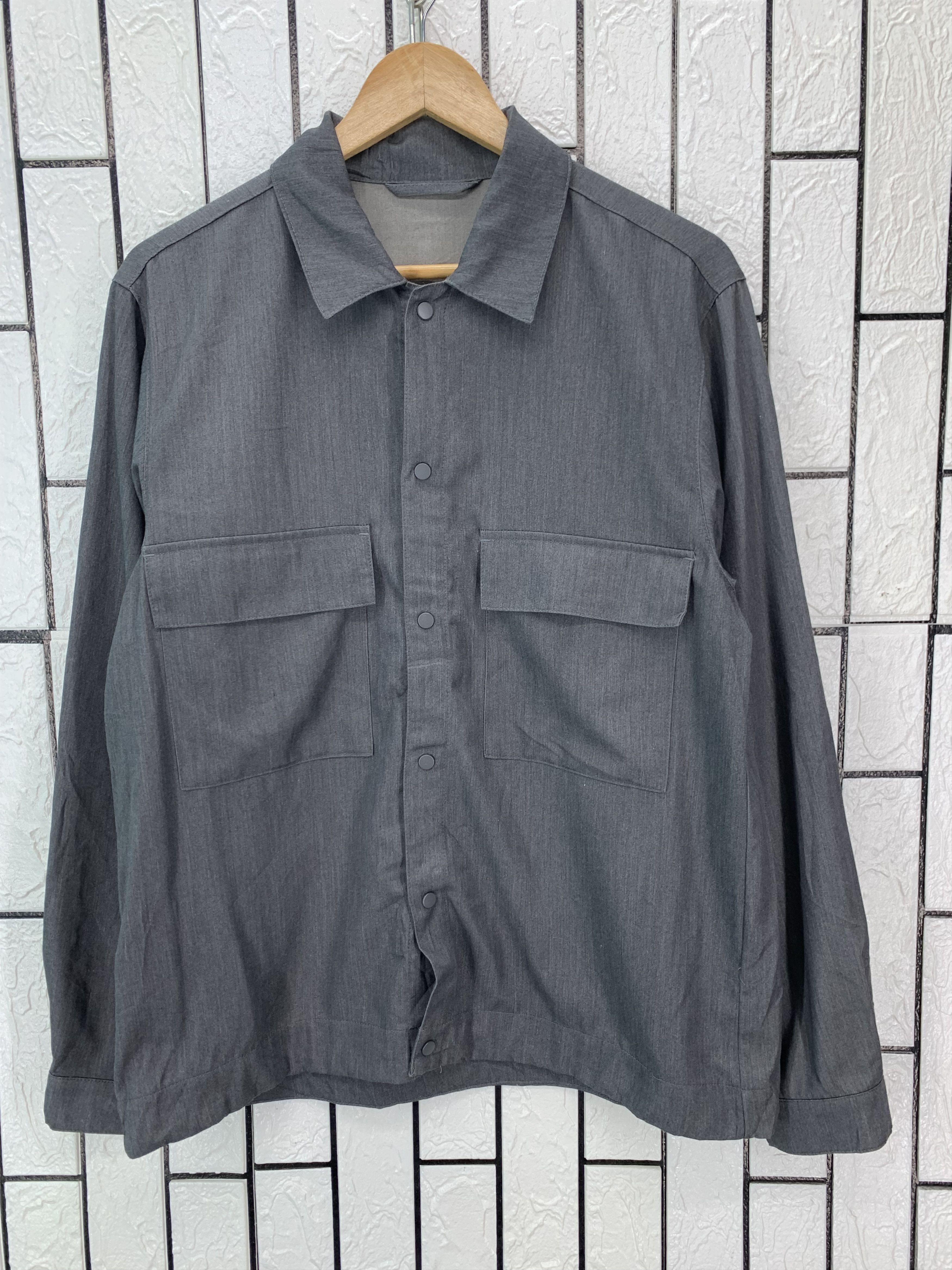 Japanese Brand Unknown Gray Soft lightweight jacket Size US M / EU 48-50 / 2 - 1 Thumbnail