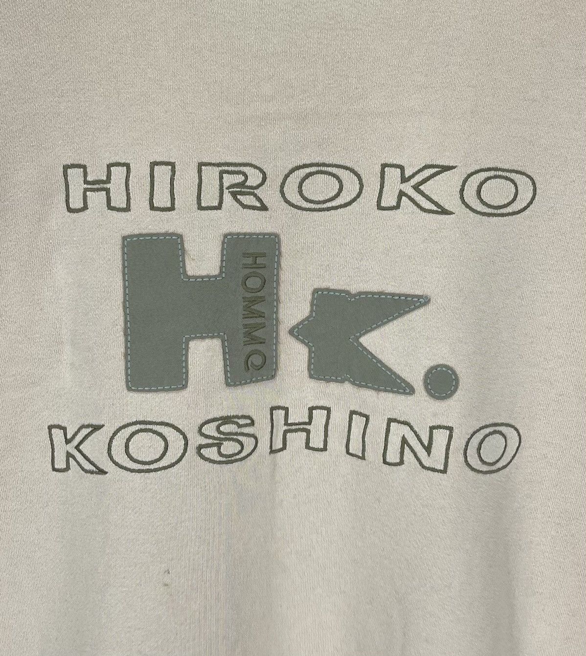 Hiroko Koshino Homme HIROKO KOSHINO HOMME Crew Neck Sweatshirt #1453/AX Size US L / EU 52-54 / 3 - 2 Thumbnail
