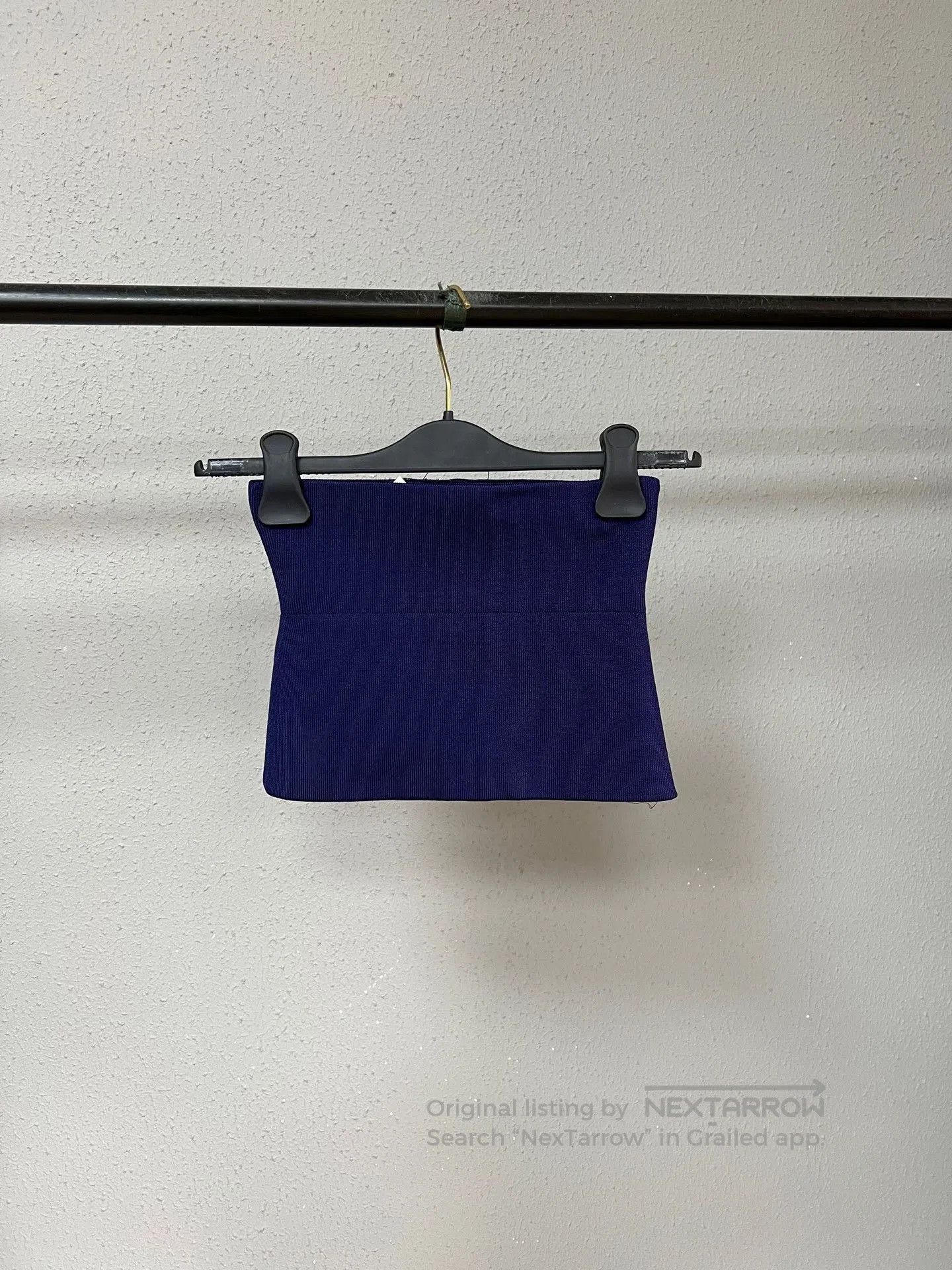 Hermes Hermes Blue Single-Button Bustier. Size XS / US 0-2 / IT 36-38 - 2 Thumbnail