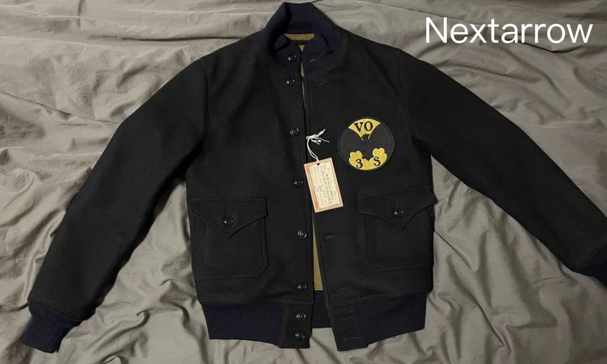 Freewheelers Freewheelers Bat Squadron All Wool jacket Size US S / EU 44-46 / 1 - 1 Thumbnail