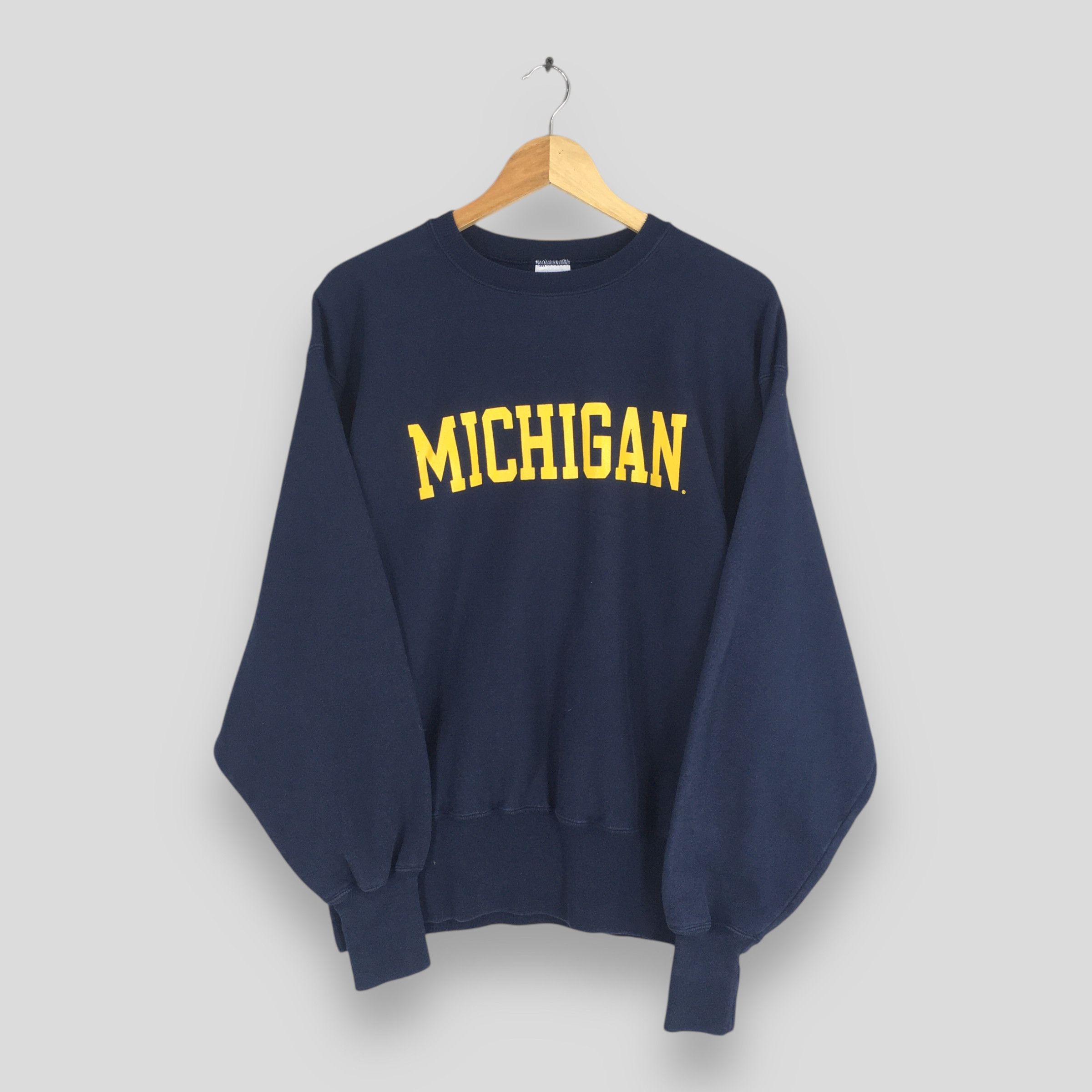 Champion × Vintage Vintage Champion Michigan Wolverines Sweatshirt Large Size US L / EU 52-54 / 3 - 1 Thumbnail