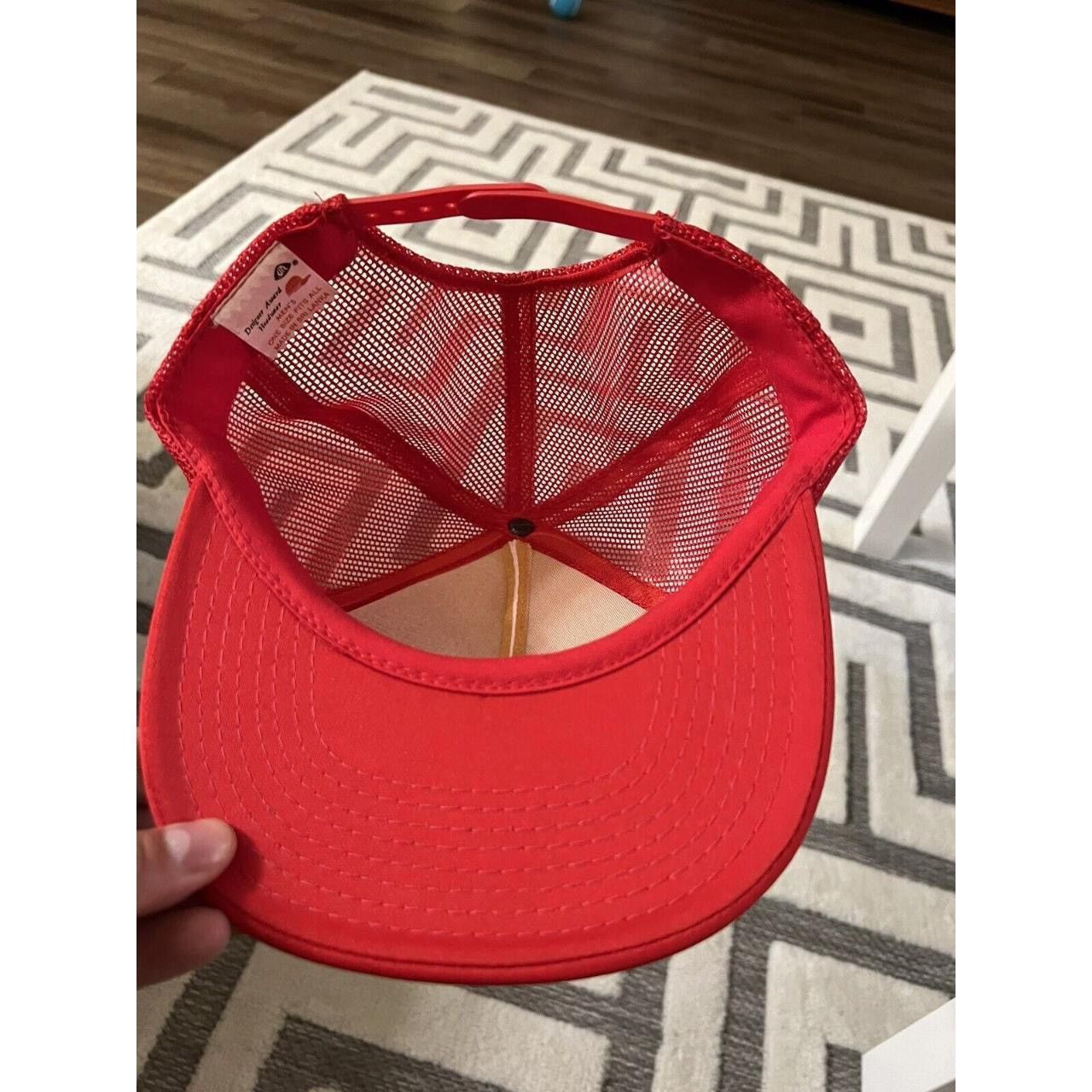 Other Vintage Red & White Trucker Snapback Size ONE SIZE - 4 Thumbnail