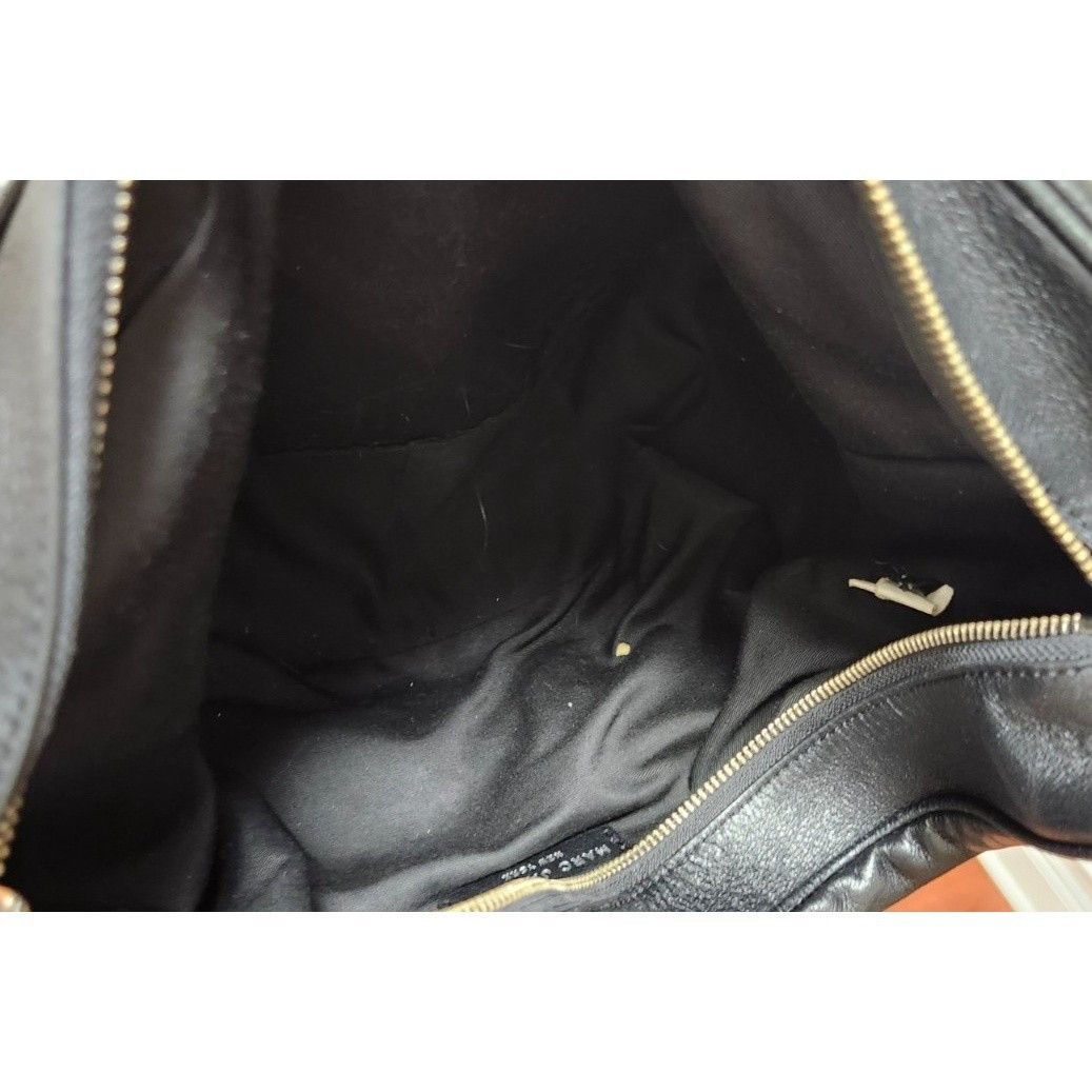 Marc Jacobs MARC JACOBS THE TEMPO LEATHER HOBO SHOULDER BAG BLACK Size ONE SIZE - 16 Thumbnail