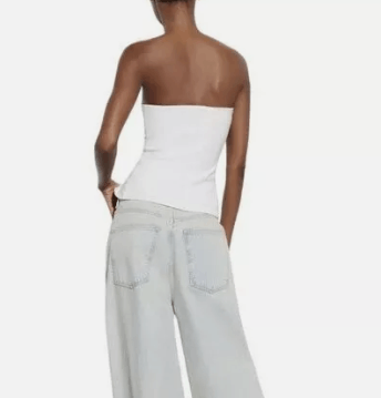 Zara ZIPPER BANDONE TOP Size L / US 10 / IT 46 - 5 Thumbnail