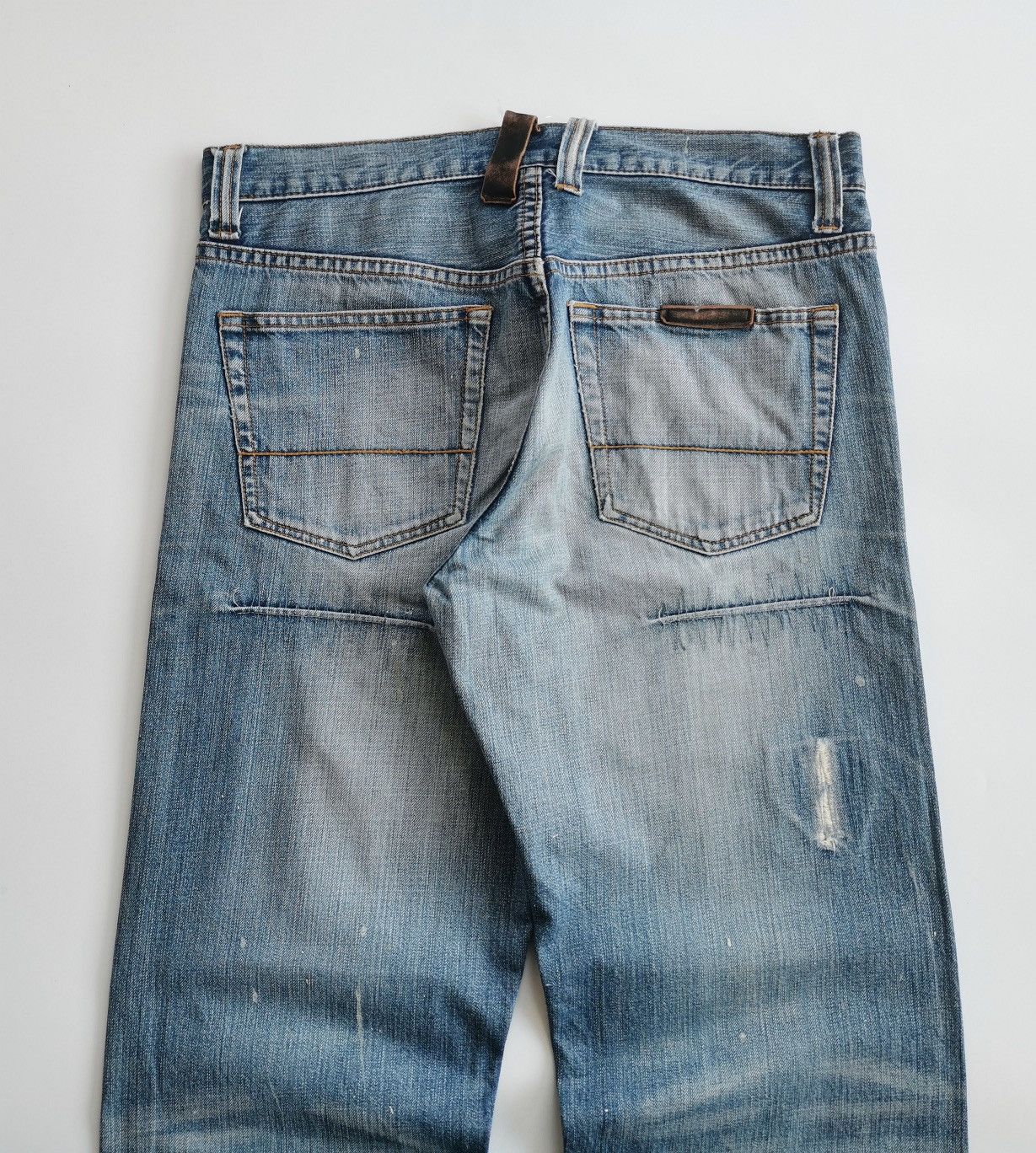semanticdesign Semanticdesign Reworked Repair Ankle Jeans Size US 33 - 6 Thumbnail