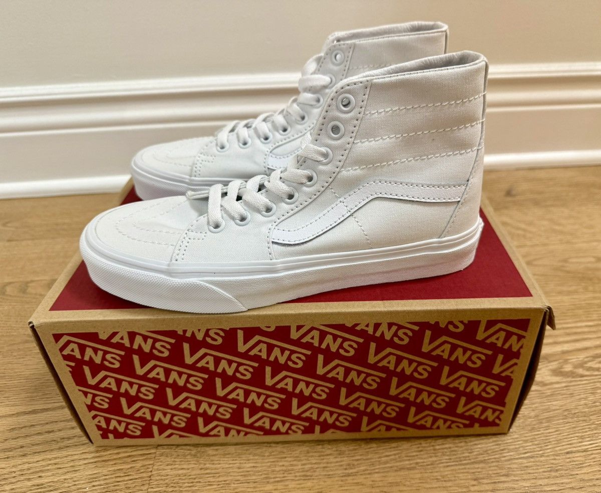Vans Vans Sk8-Hi Tapered Canvas True White Size US 6 / IT 36 - 3 Thumbnail