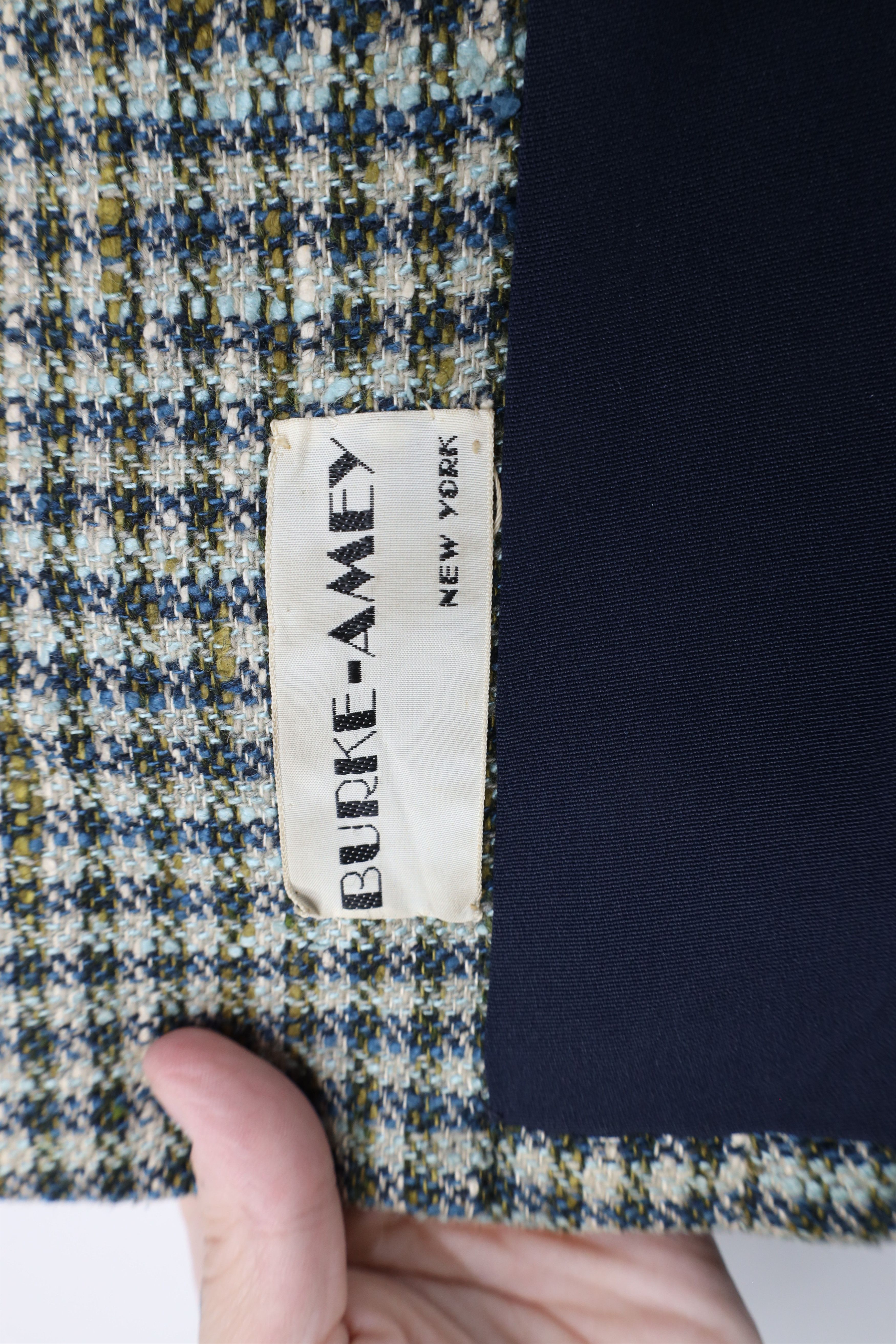 Vintage Vintage 50s Rockabilly Wool Tweed Blazer Jacket USA Size L / US 10 / IT 46 - 6 Thumbnail