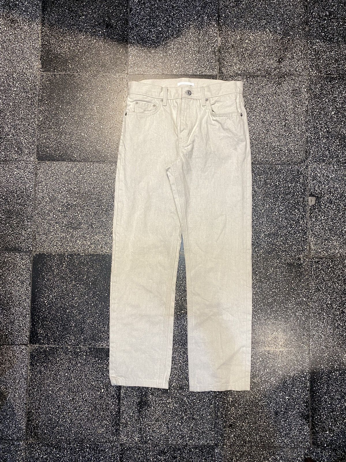 Helmut Lang × Uniqlo Helmut Lang By Uniqlo Silvergrey Denim Straight 28/30 Size US 30 / EU 46 - 1 Thumbnail
