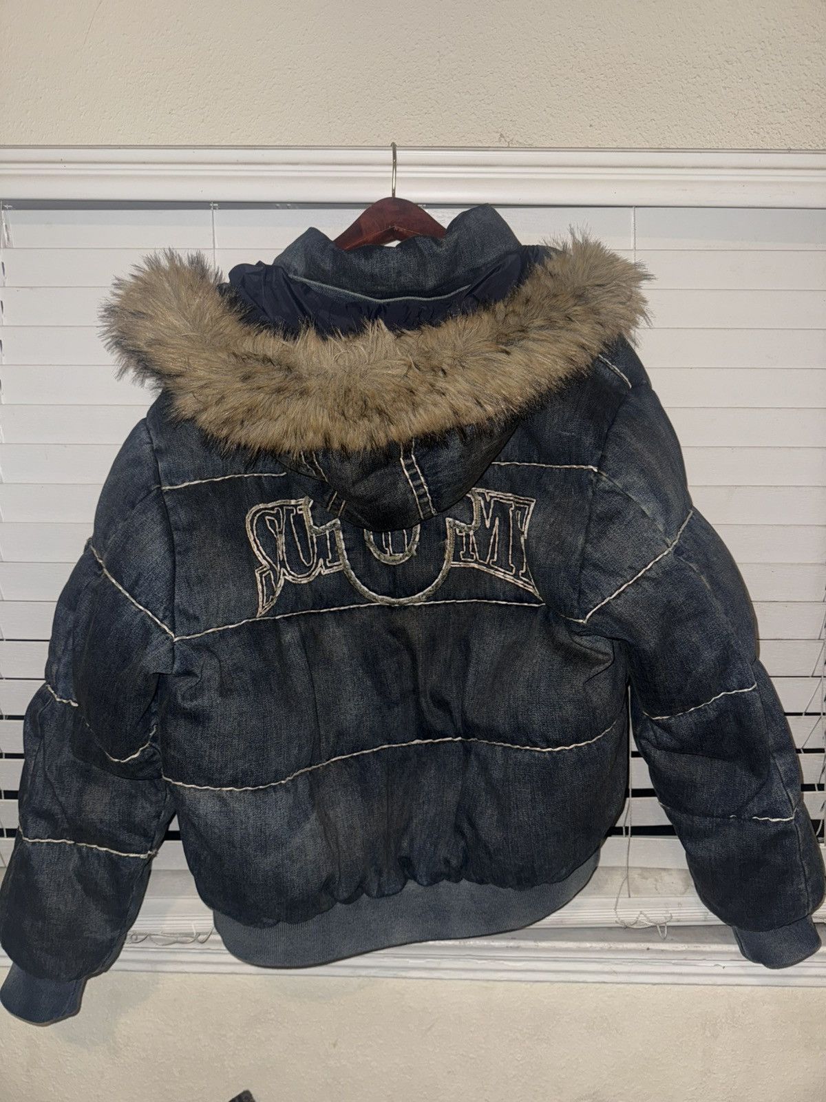 Supreme × True Religion Supreme X True Religion Puffer Jacket Dirty Indigo Size US M / EU 48-50 / 2 - 7 Thumbnail