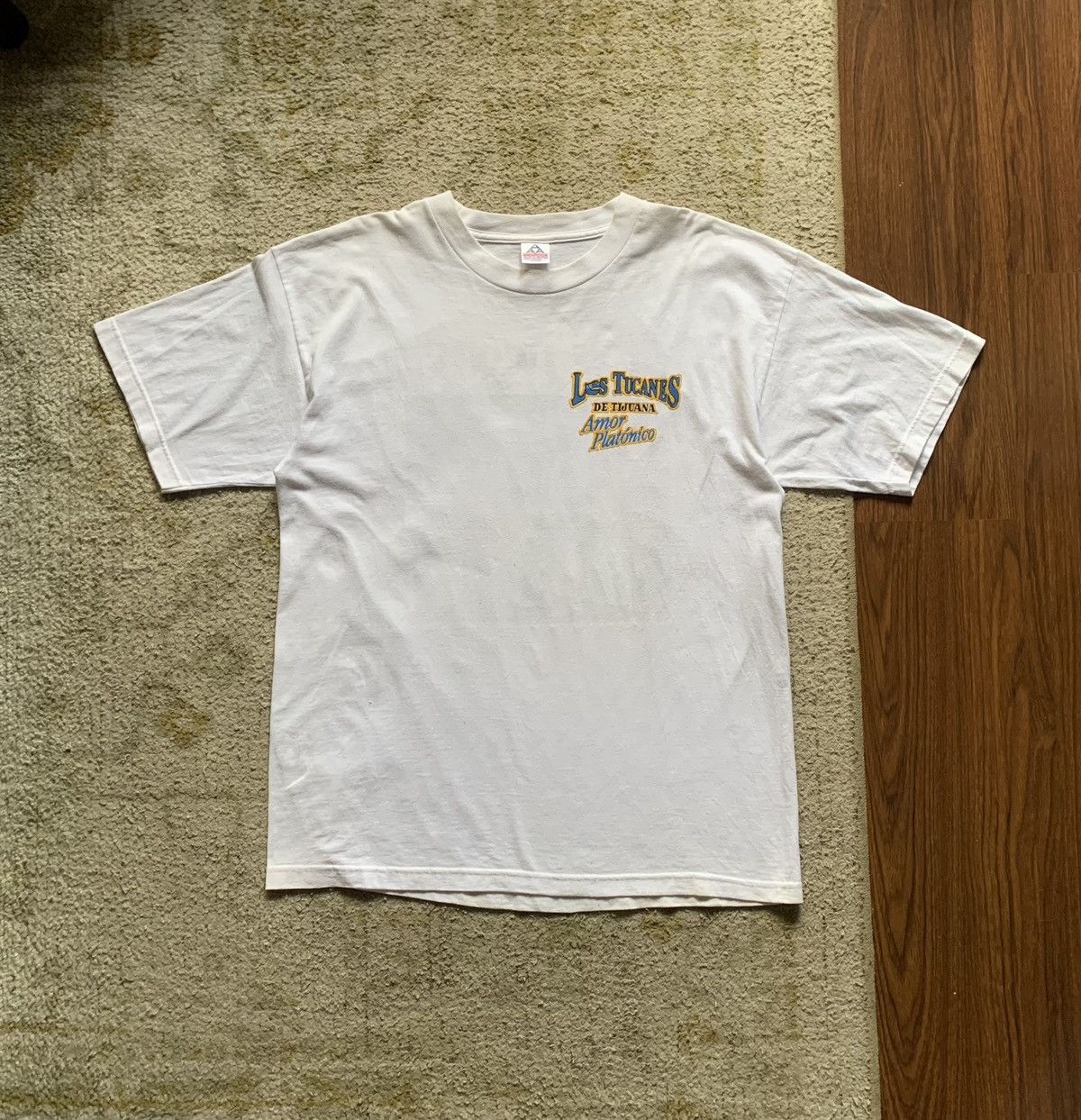 Band Tees Vintage 1998 Los Tucanes de Tijuana Amor Platónico Shirt Size US XL / EU 56 / 4 - 3 Thumbnail