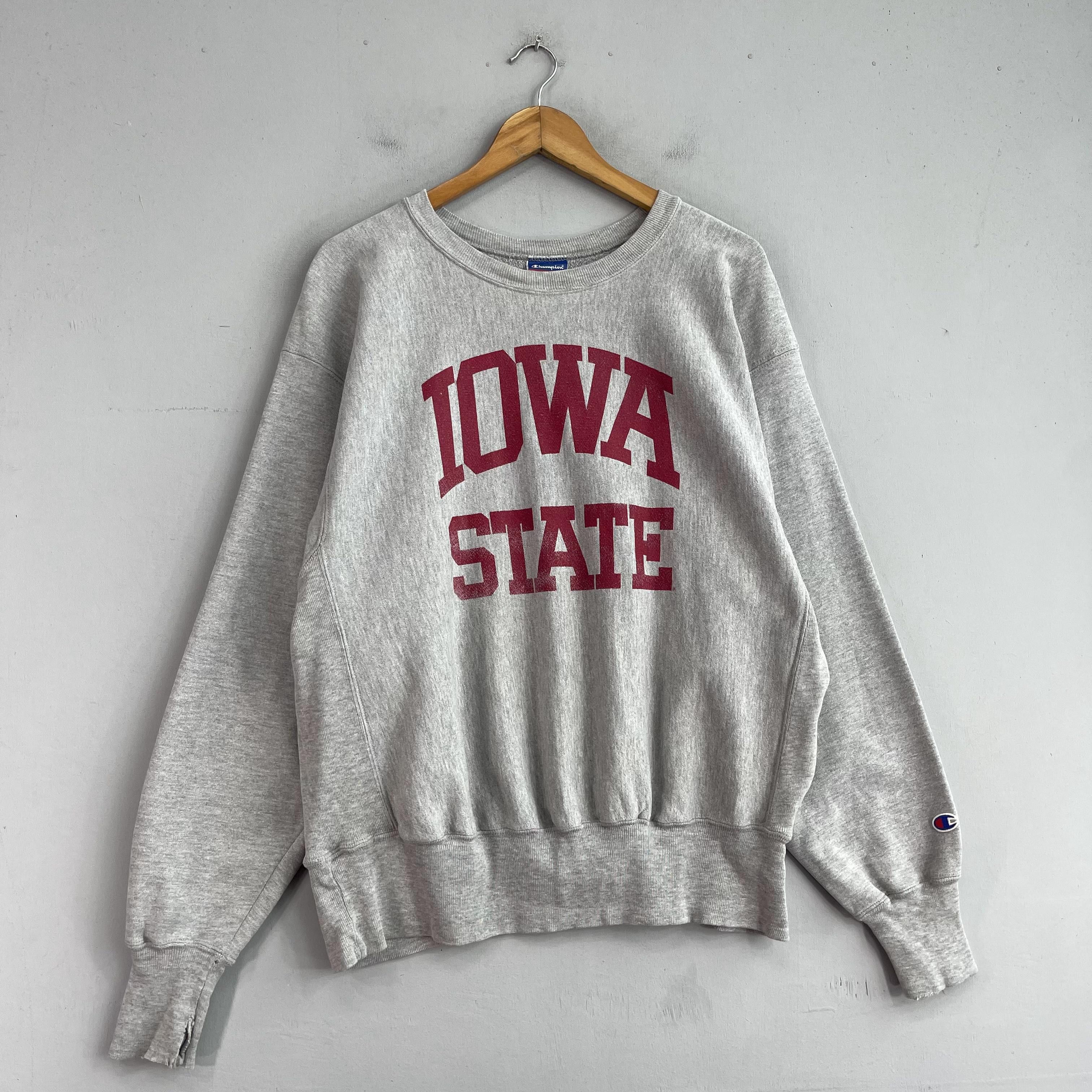 Champion Vintage CHAMPION Reverse Weave IOWA STATE Sweatshirt Size US L / EU 52-54 / 3 - 3 Thumbnail