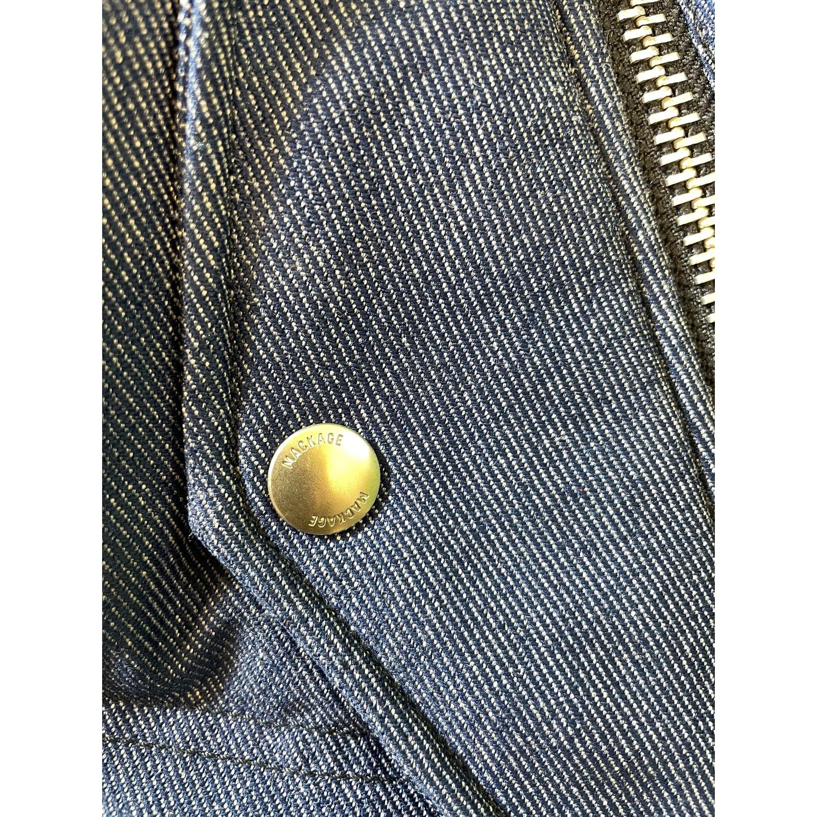 Mackage Mackage Navy Denim Puffer Jacket Size US M / EU 48-50 / 2 - 10 Thumbnail