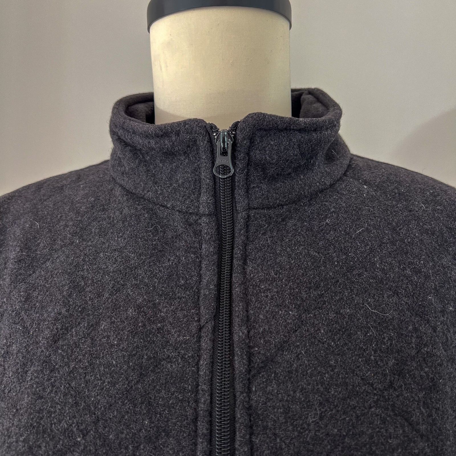 Woolrich Woolen Mills Woolrich Womens Sz L Quilted Jacket Coat Grey 100% Wool Size L / US 10 / IT 46 - 2 Thumbnail