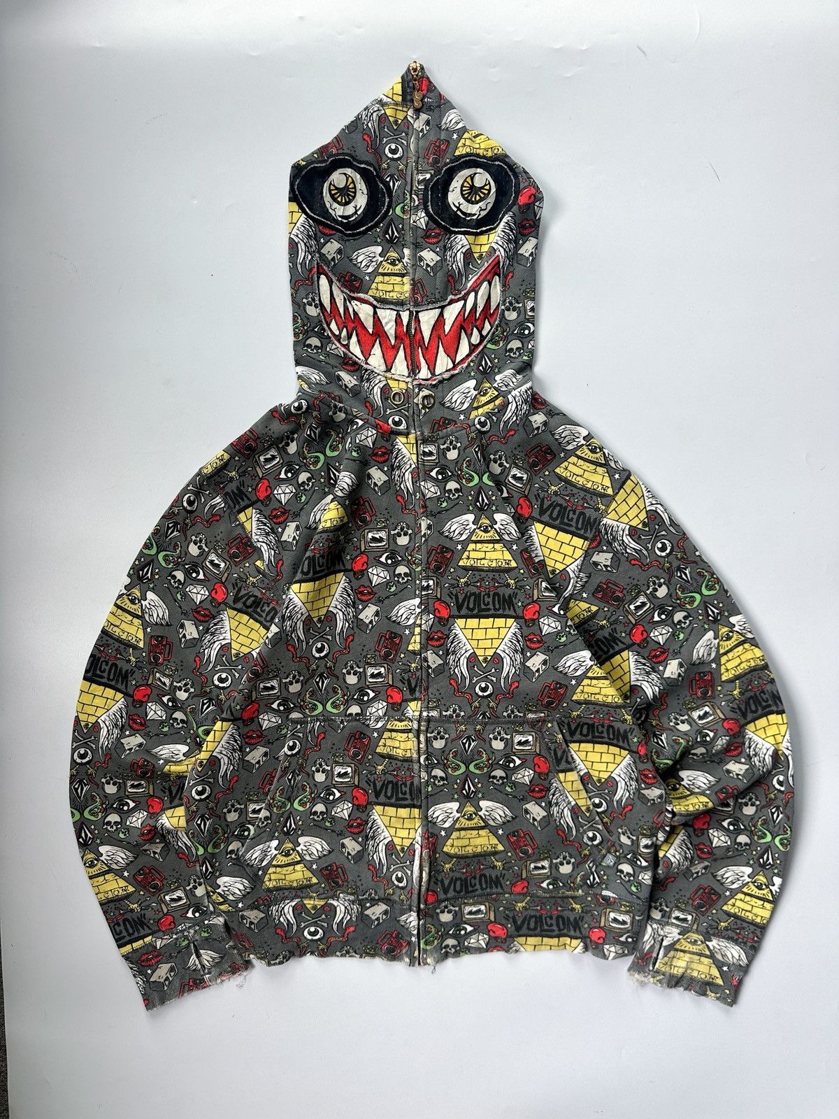 Volcom 2000s Jesse PinkMan Volcom Full Zip Hoodie Size US M / EU 48-50 / 2 - 3 Thumbnail