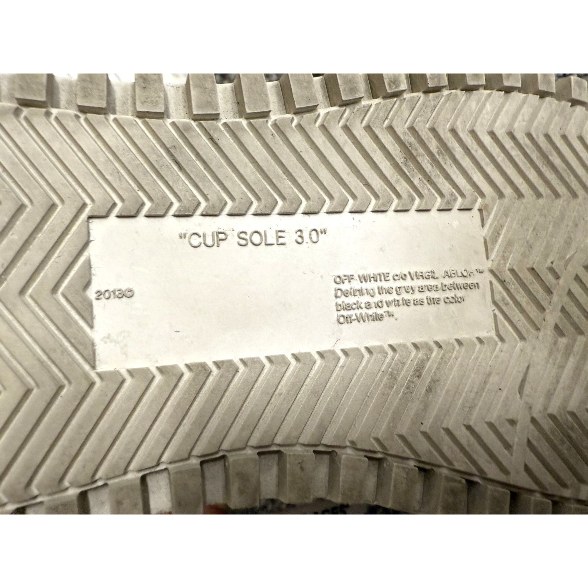 Off-White Off-White Cup Sole 3.0 High-Top Sneakers White/Orange EU 38 Size US 8 / IT 38 - 6 Thumbnail