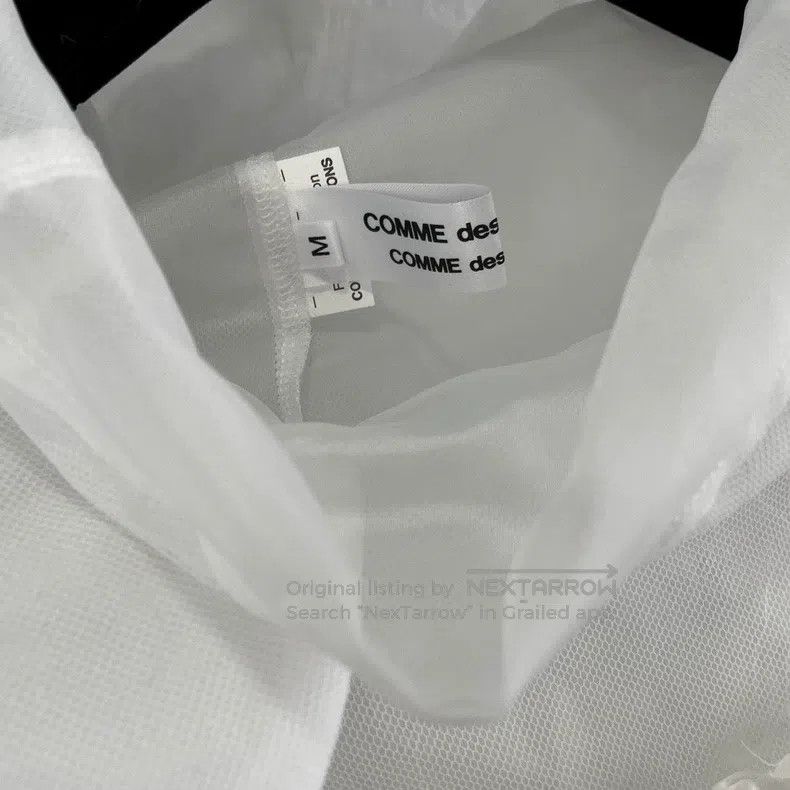 Comme des Garcons Comme Des Garcons White Lace Shawl Cloak Short Jacket Size M / US 6-8 / IT 42-44 - 8 Thumbnail