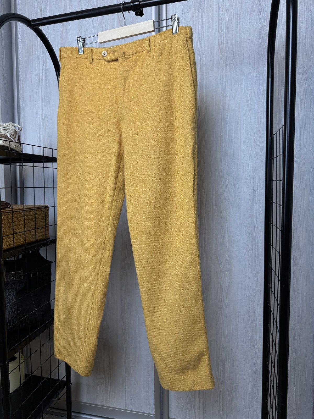 Luigi Borrelli Luigi Borrelli Napoli orange wool casual classic pants Size US 32 / EU 48 - 1 Thumbnail