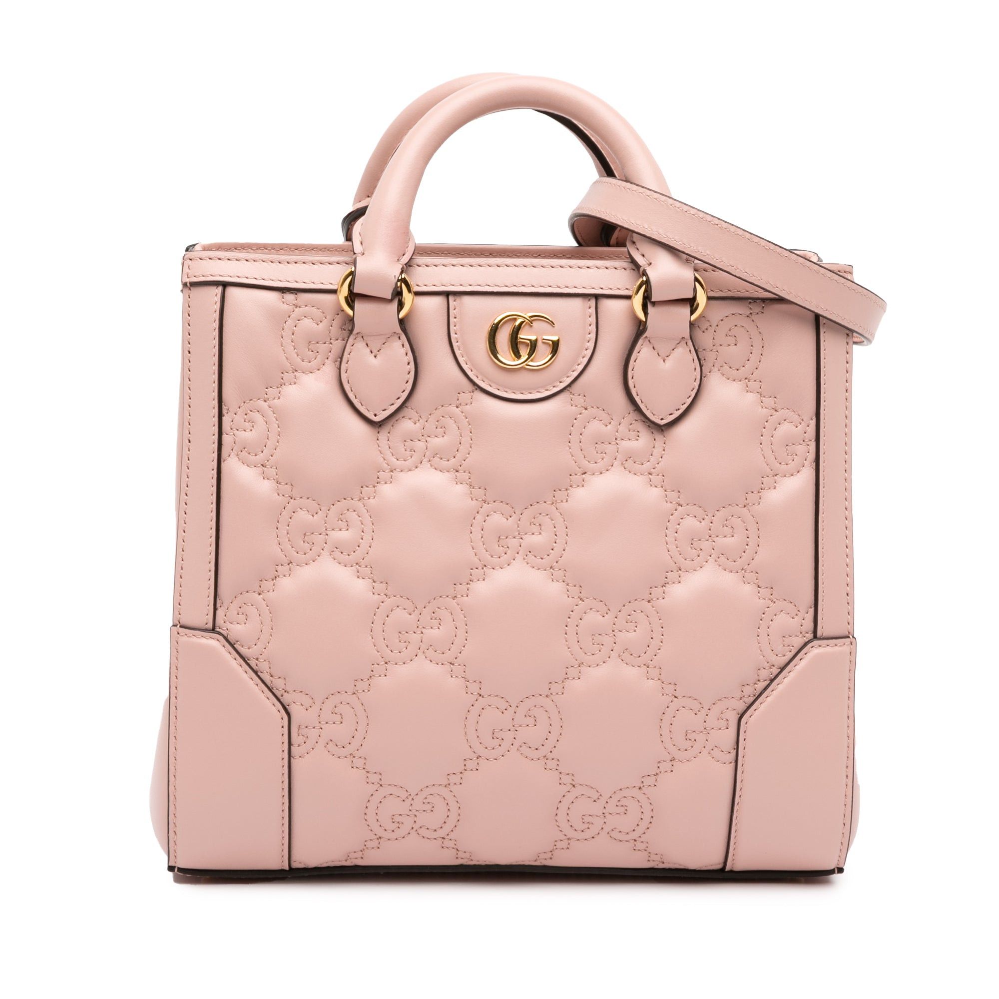 Gucci Mini GG Matelasse Leather Top Handle Bag Size ONE SIZE - 1 Thumbnail