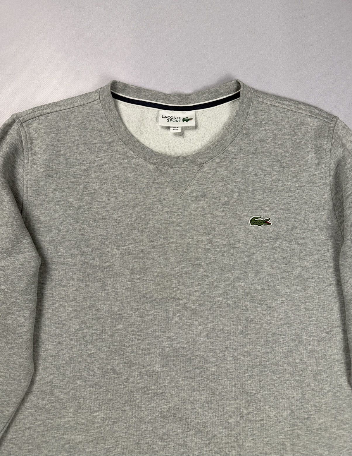 Lacoste Lacoste Gray Basic Crewneck Sweatshirt Size US S / EU 44-46 / 1 - 4 Thumbnail