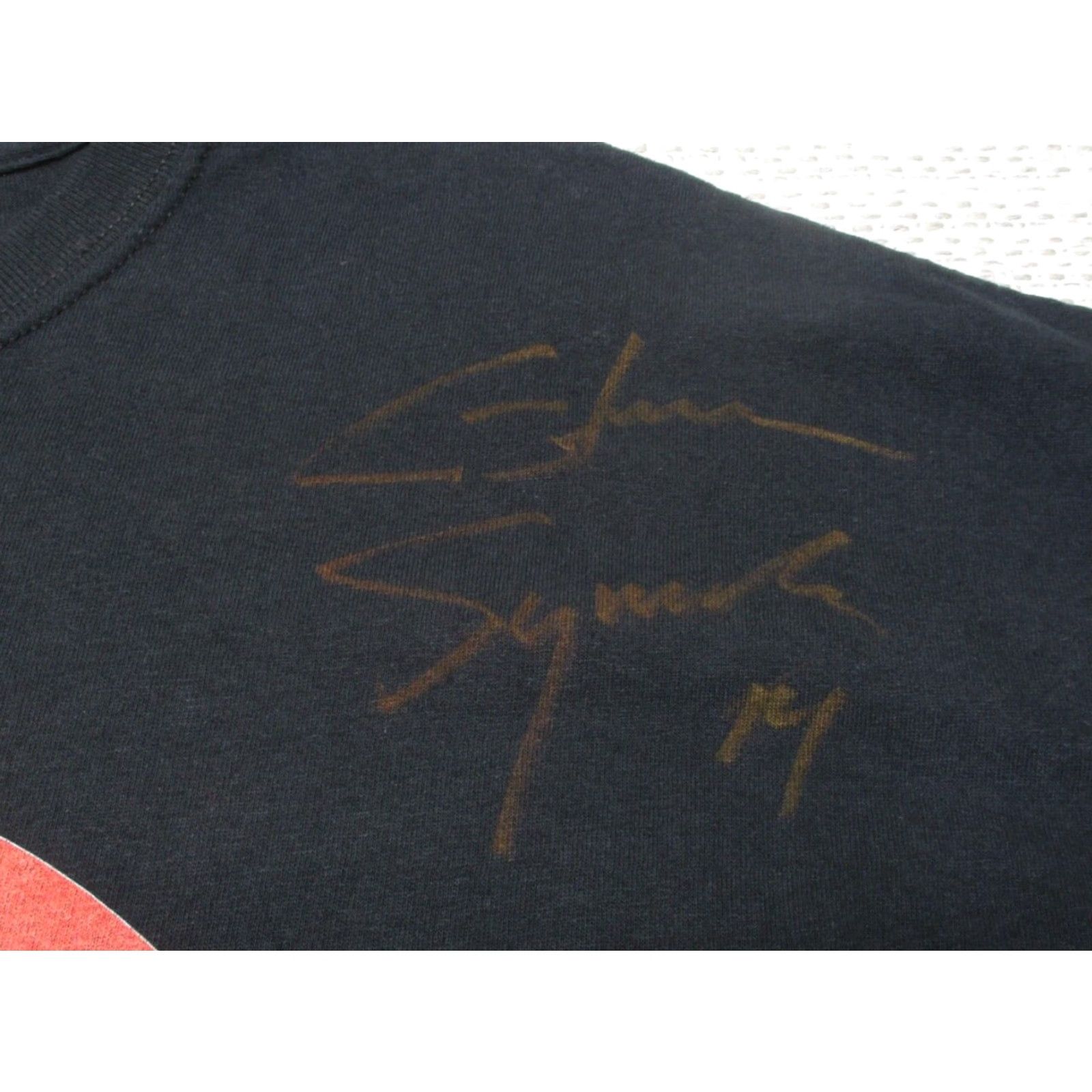 Vintage VINTAGE Eddie Money Shirt Adult 2XL Black No Control Rock Concert Signed By Drummer Glenn Symmonds Mens Graphic Tee 1990s Size US XXL / EU 58 / 5 - 5 Thumbnail