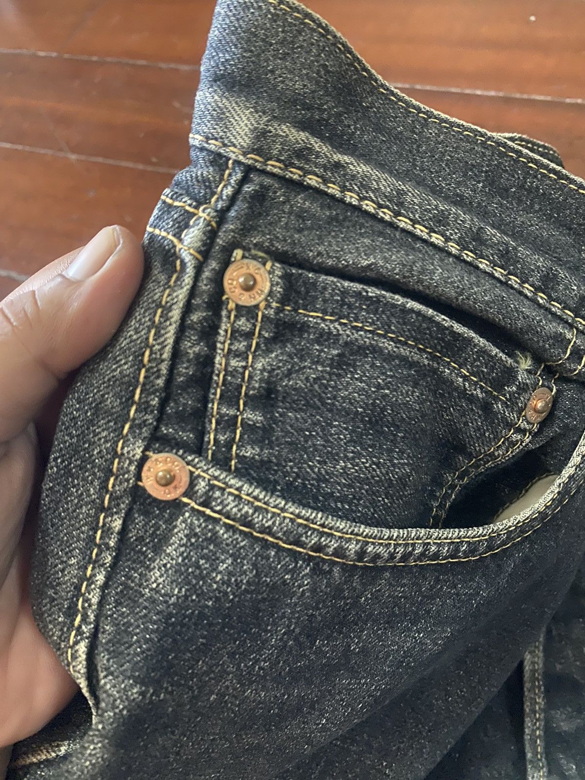 Sugar Cane Neputa Genus No.4 Wanderer by Warehouse Selvedge Jeans short Size US 30 / EU 46 - 8 Thumbnail