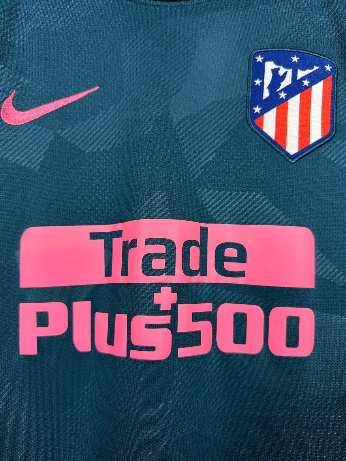 Nike 2017/18 Nike Atletico Madrid Third Kit Soccer Jersey Size US S / EU 44-46 / 1 - 7 Thumbnail
