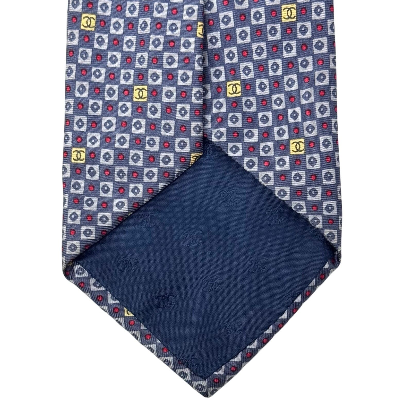 Chanel Chanel ‘CC’ Pattern Tie Size ONE SIZE - 11 Thumbnail