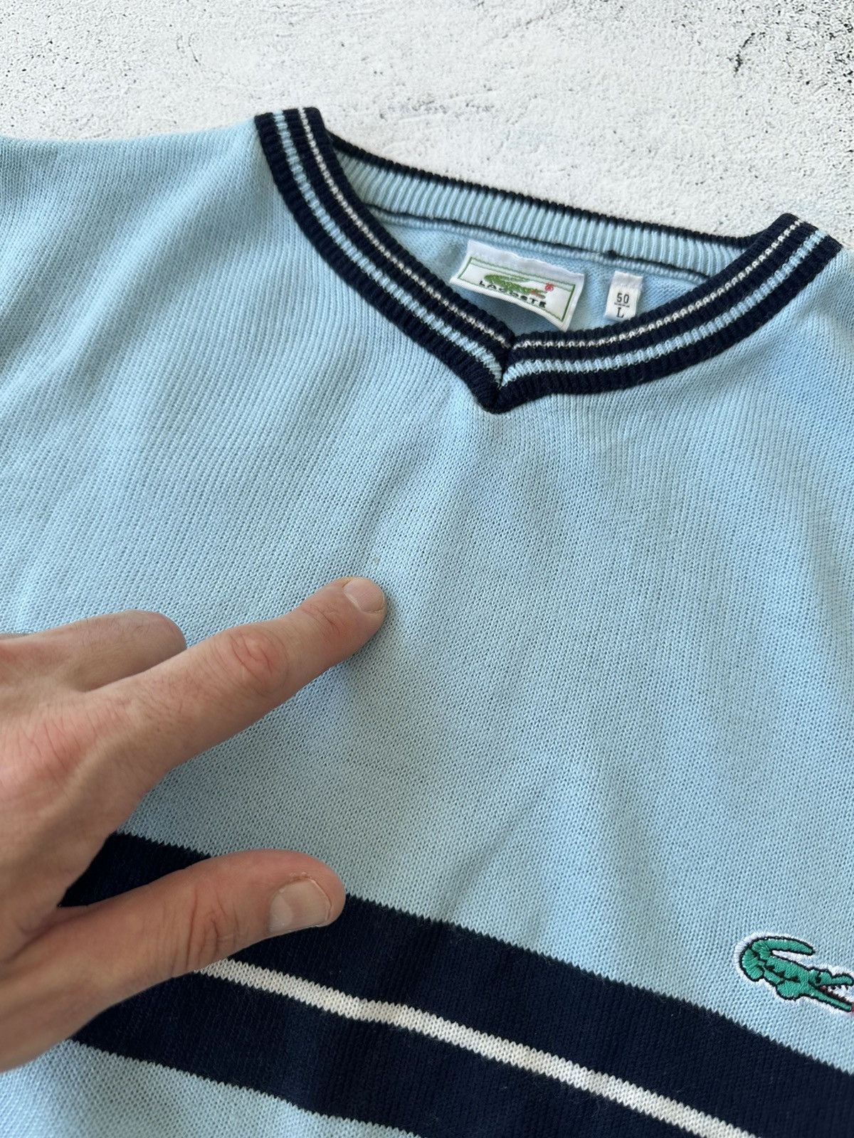Lacoste × Vintage Vintage Lacoste 90s T shirt Size US L / EU 52-54 / 3 - 6 Thumbnail