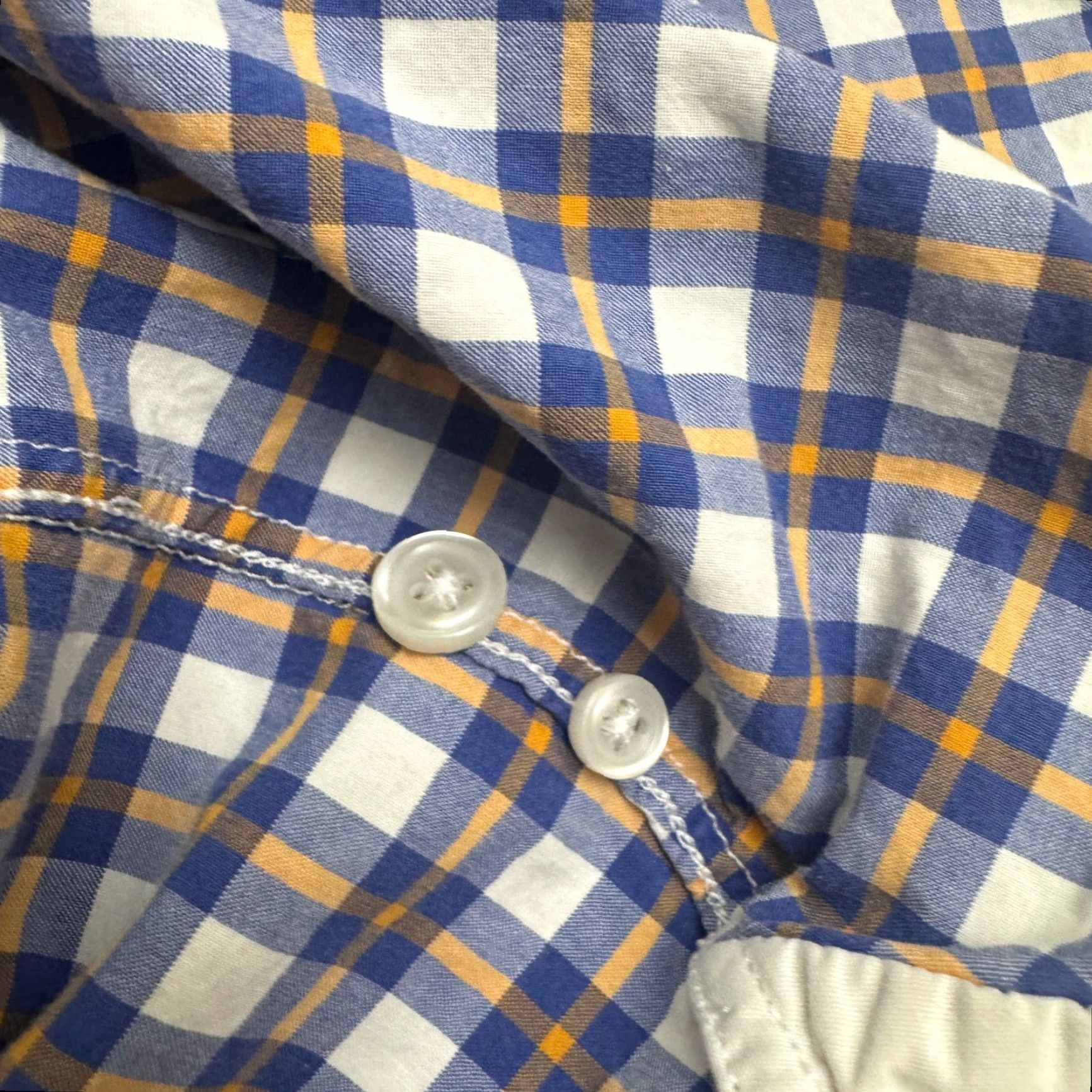 J.Crew J.Crew Slim Fit Button Down Shirt Mens M Blue Orange Plaid Cotton Casual Size US M / EU 48-50 / 2 - 6 Thumbnail