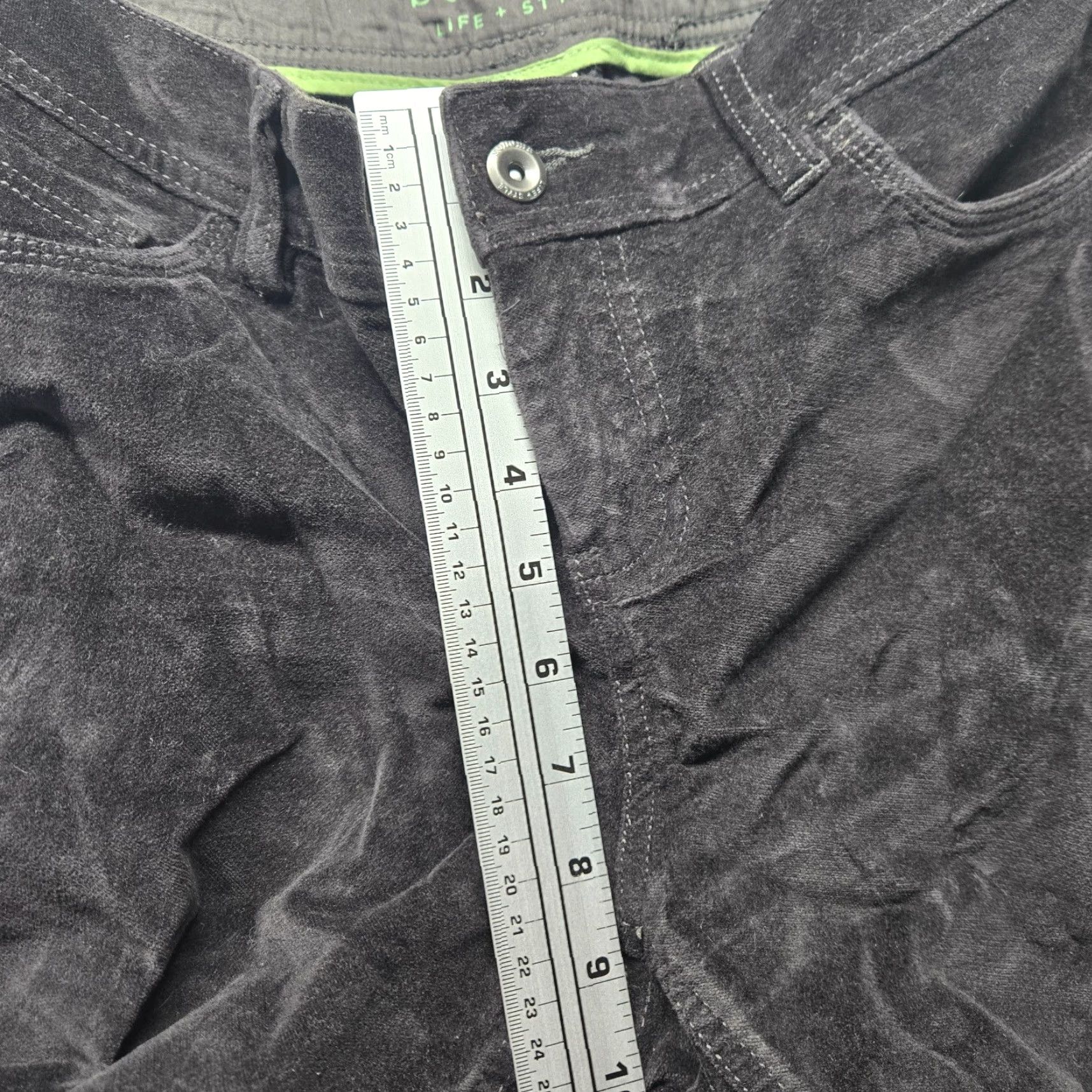 Vintage SONOMA Pants Chino Slim Mid Rise Black 6 Adult Pockets Button Classic Womens Size 28" / US 6 / IT 42 - 6 Thumbnail