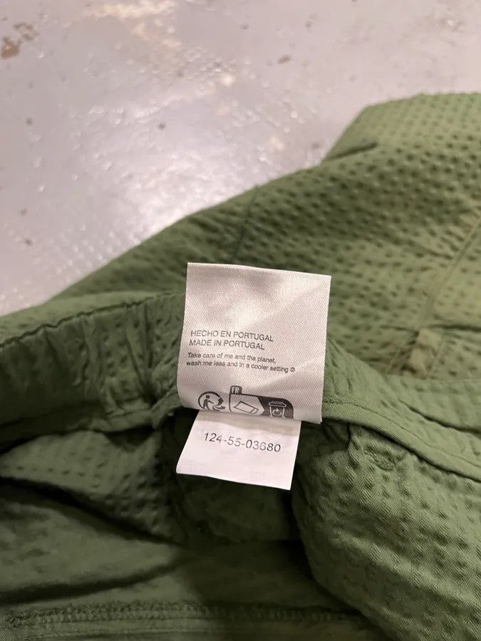 Vintage Edmmond Studios Relief Green Shorts Size US 32 / EU 48 - 12 Thumbnail
