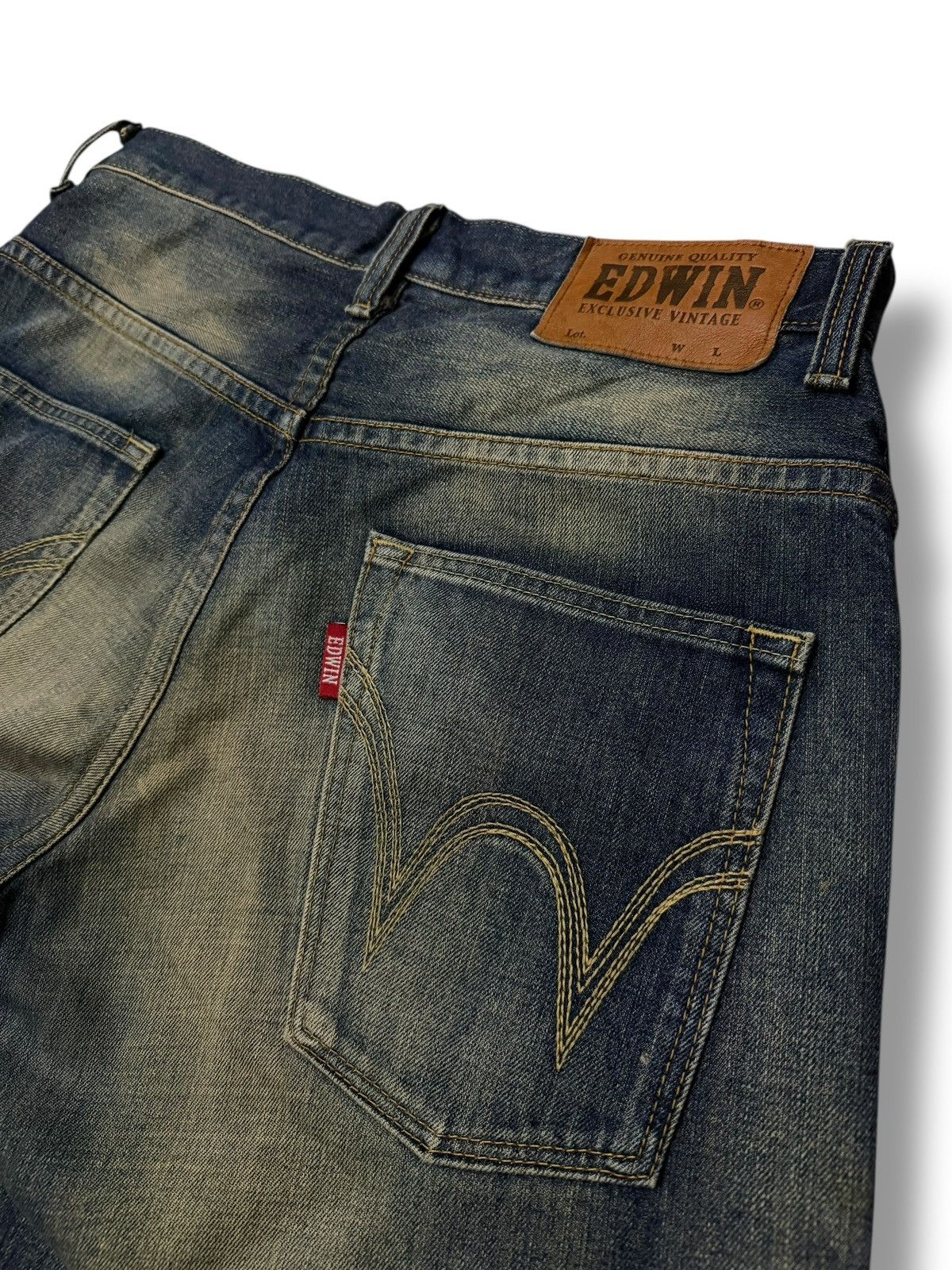 Edwin EDWIN EX404 Exclusive Vintage Japanese Denim Jeans | W32 Size US 34 / EU 50 - 8 Thumbnail