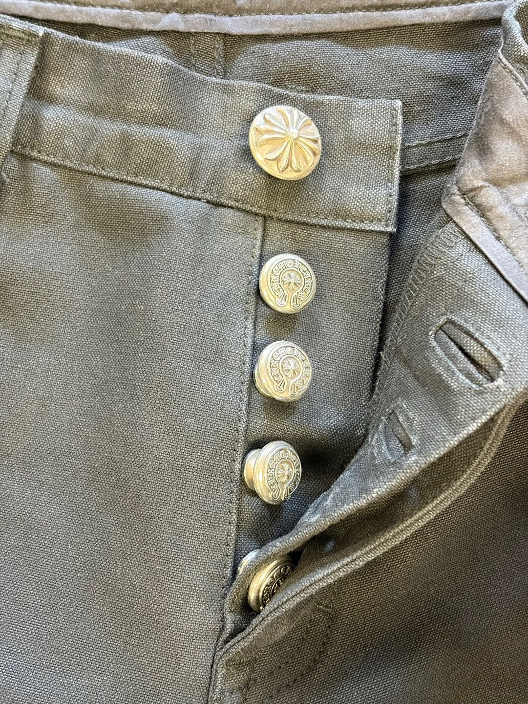 Chrome Hearts Chrome Hearts Flooded Patch Double Knee Carpenter Pants Size US 34 / EU 50 - 9 Thumbnail