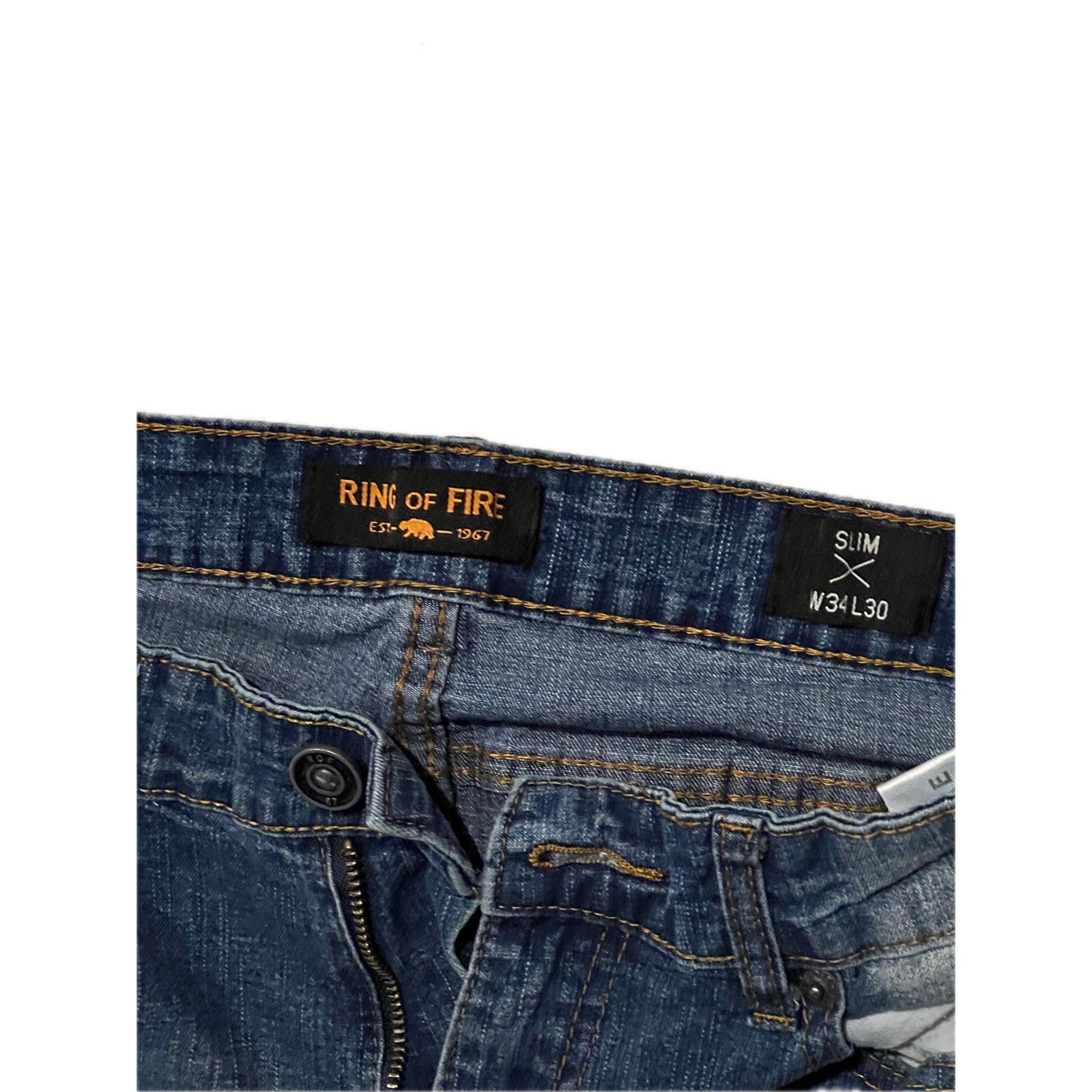 Ring Of Fire Ring Of Fire Slim Fit Jeans Mens 34x30 Size US 34 / EU 50 - 3 Thumbnail