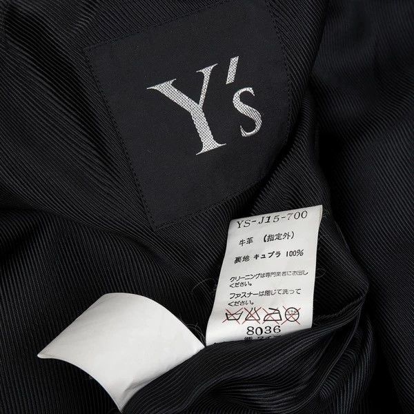 Y's Y's 2005ss cowhide zippered leather jacket Size US M / EU 48-50 / 2 - 7 Thumbnail