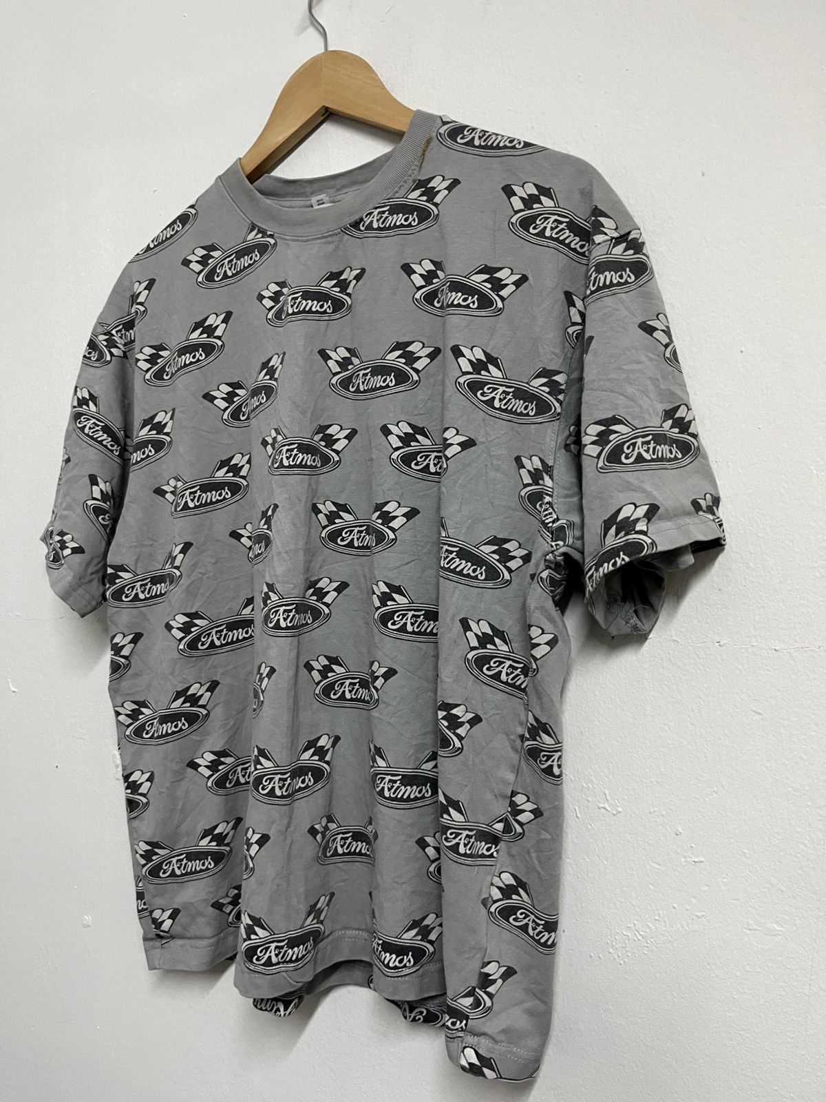 💥Atmos Checkered Flag Fullprinted Tee