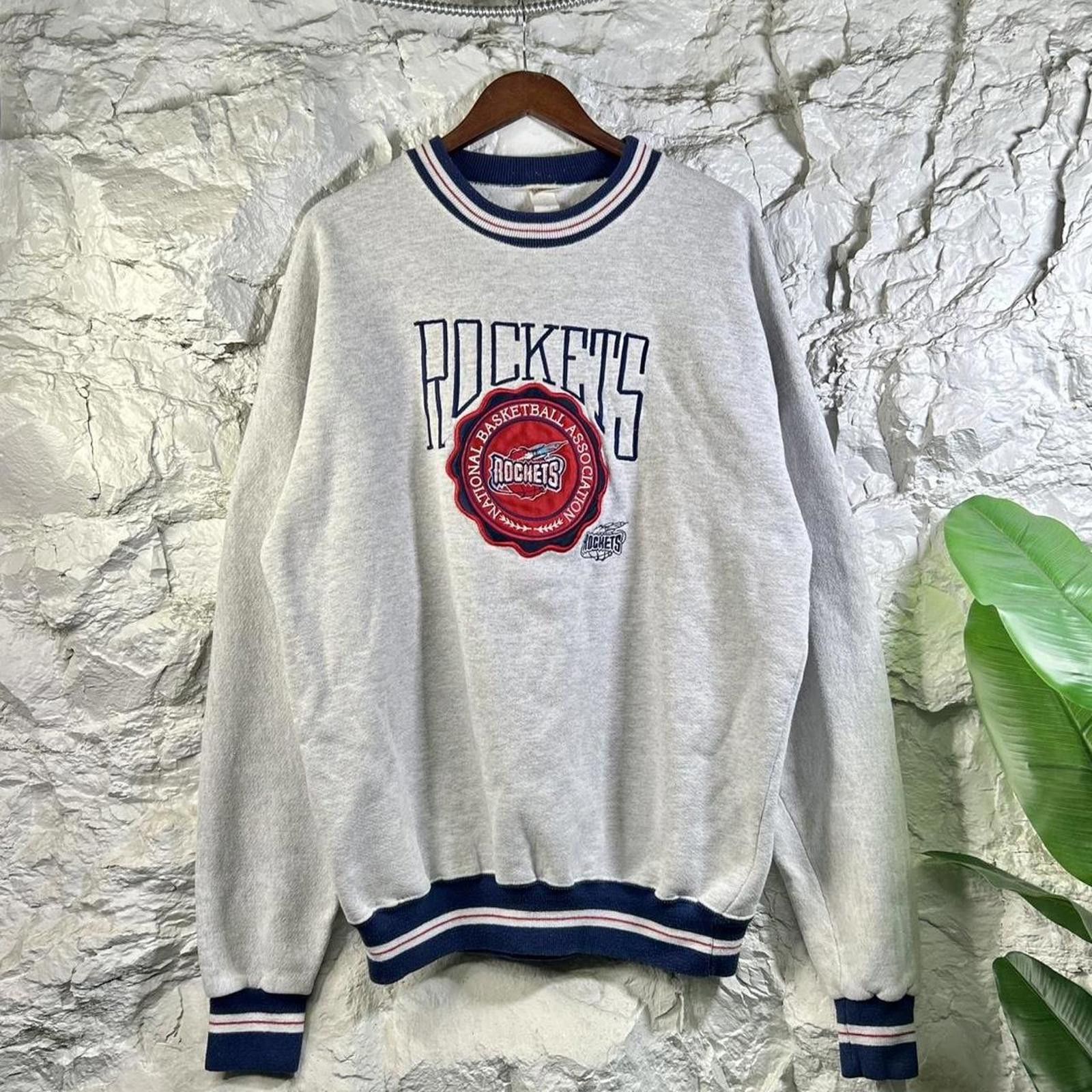 NBA Vtg 90’s Houston Rockets Crewneck Sweatshirt Size XXL Size US XXL / EU 58 / 5 - 2 Thumbnail