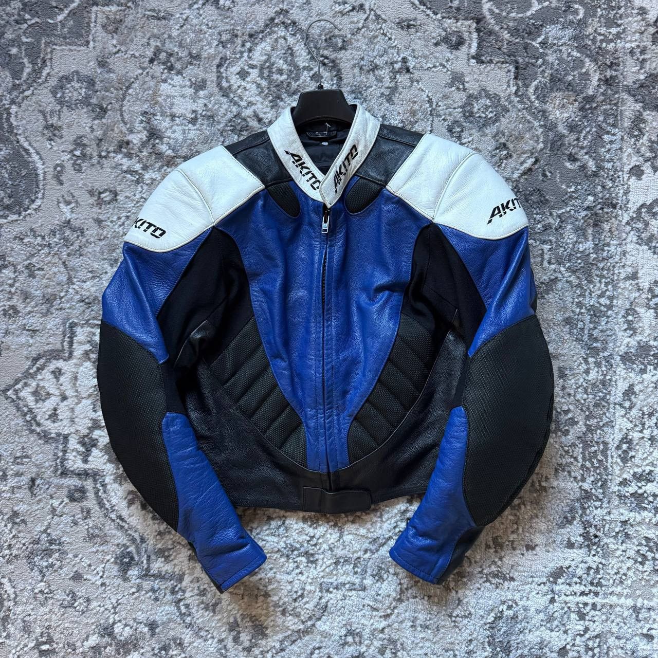 Japanese Brand AKITO Japanese Moto Leather Racing Jacket Size US S / EU 44-46 / 1 - 1 Thumbnail