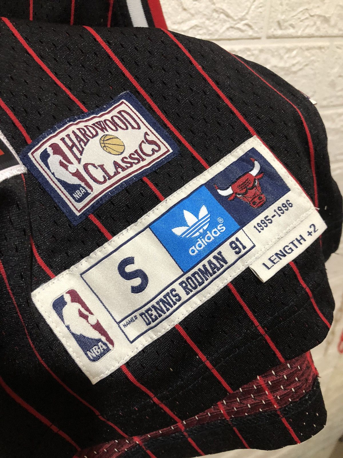 Adidas × NBA × Vintage DENNIS RODMAN 91 JERSEY Size US S / EU 44-46 / 1 - 3 Thumbnail