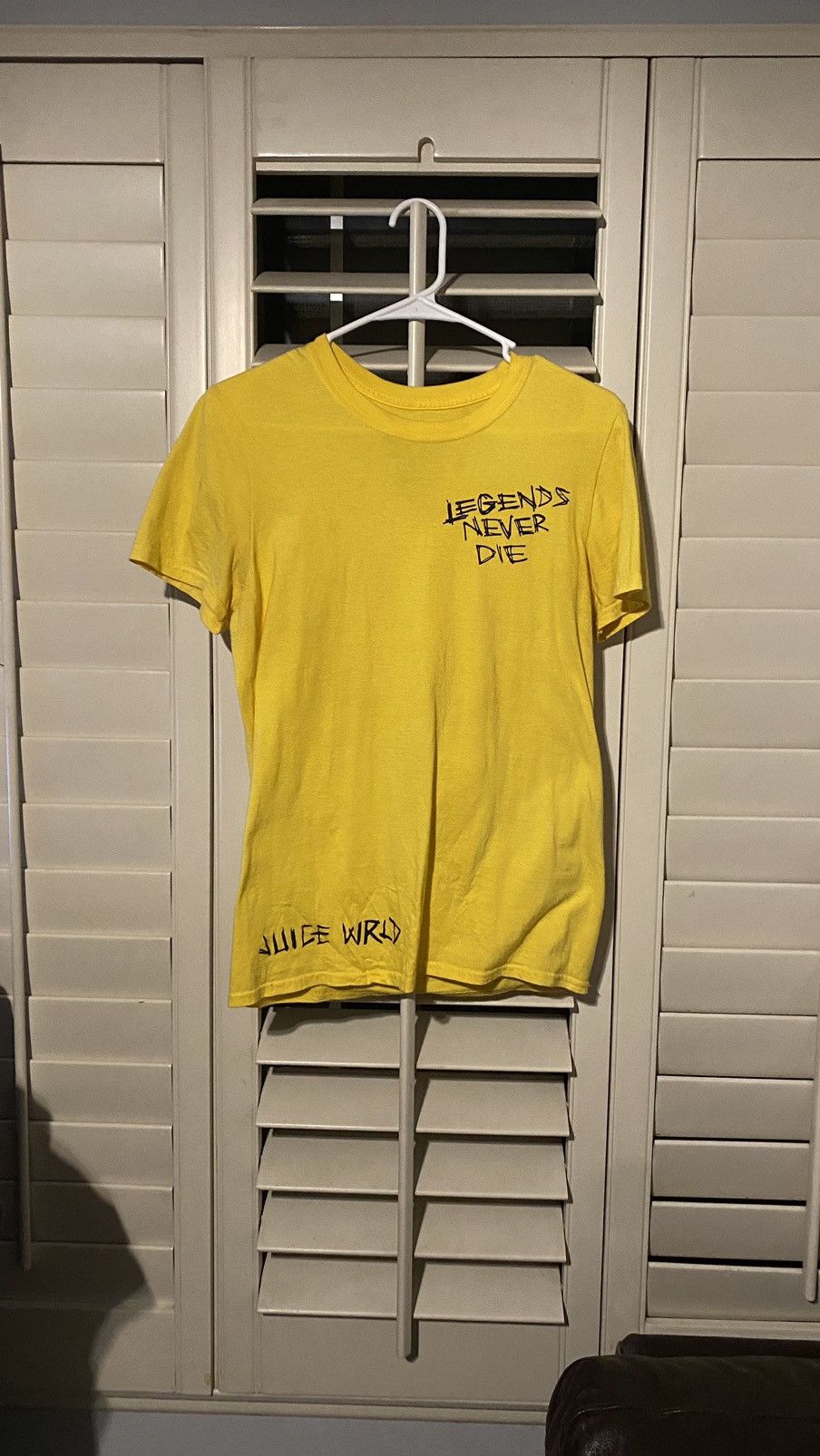 image of Vlone Juicewrld Yellow Tee, Men's (Size Small)